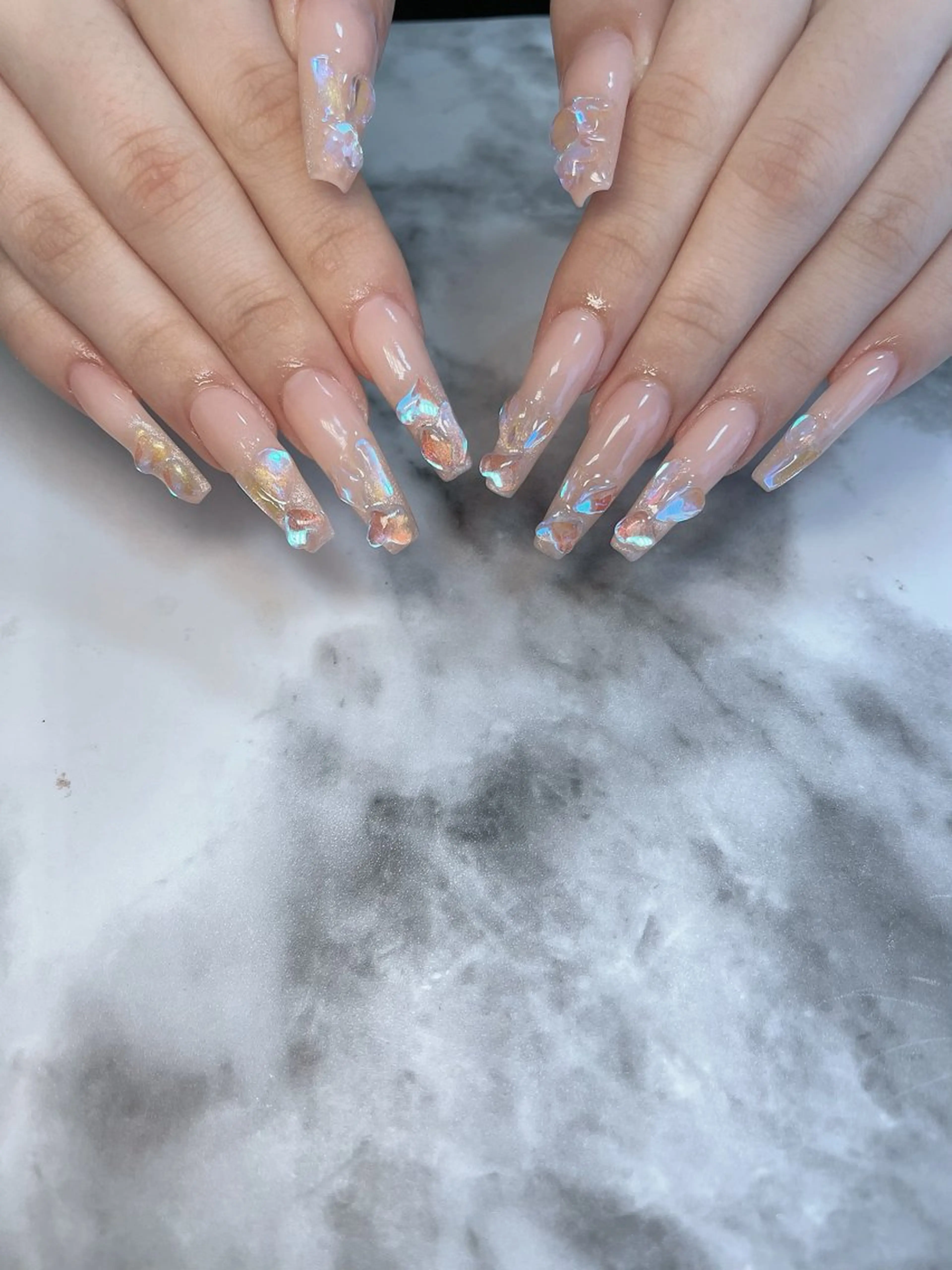 ネイル ロングネイル ハンドネイル Kayo 💅のネイルデザイン