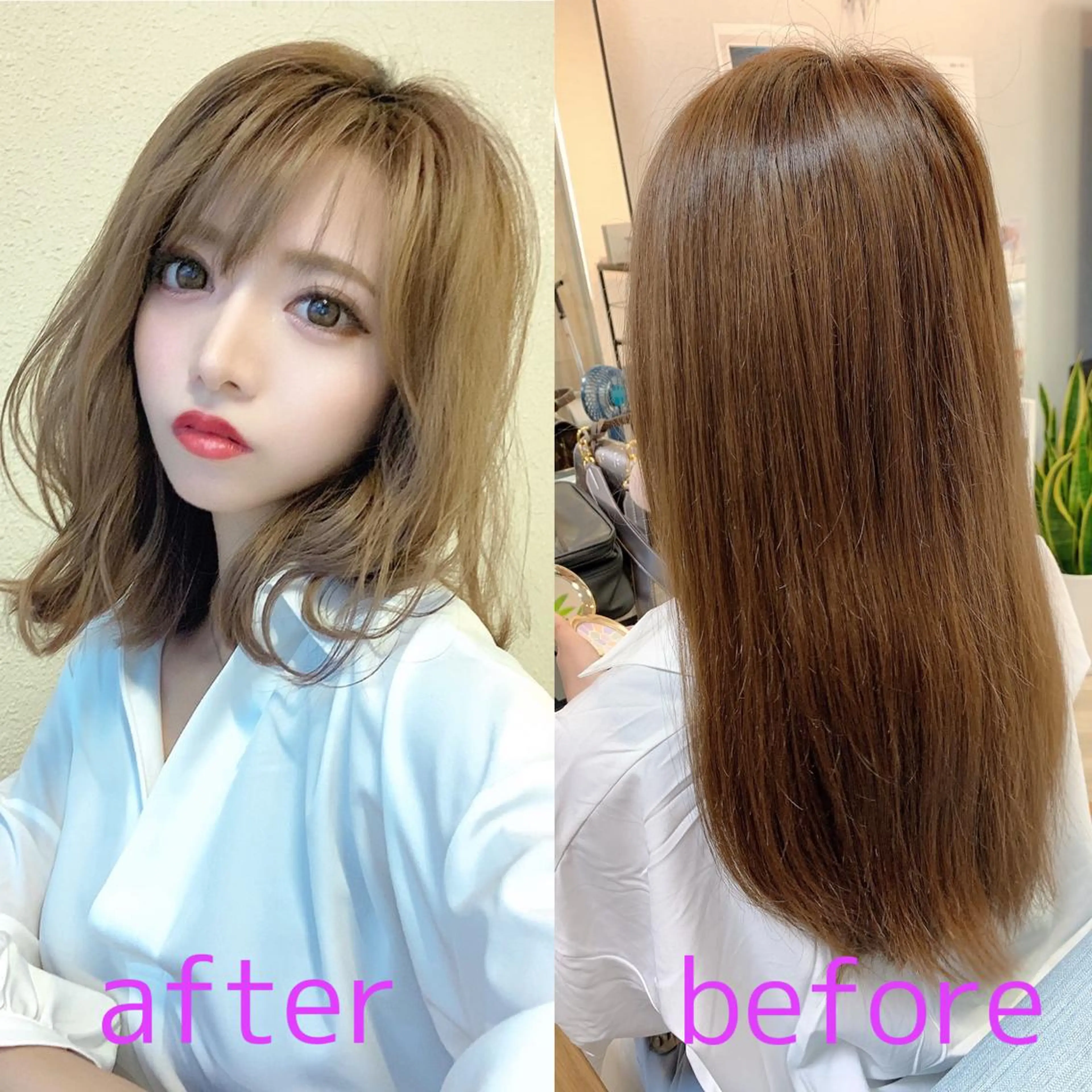 ミディアム カラー カット ヘアカラー トリートメント Beach 代表 KENTAのヘアスタイル