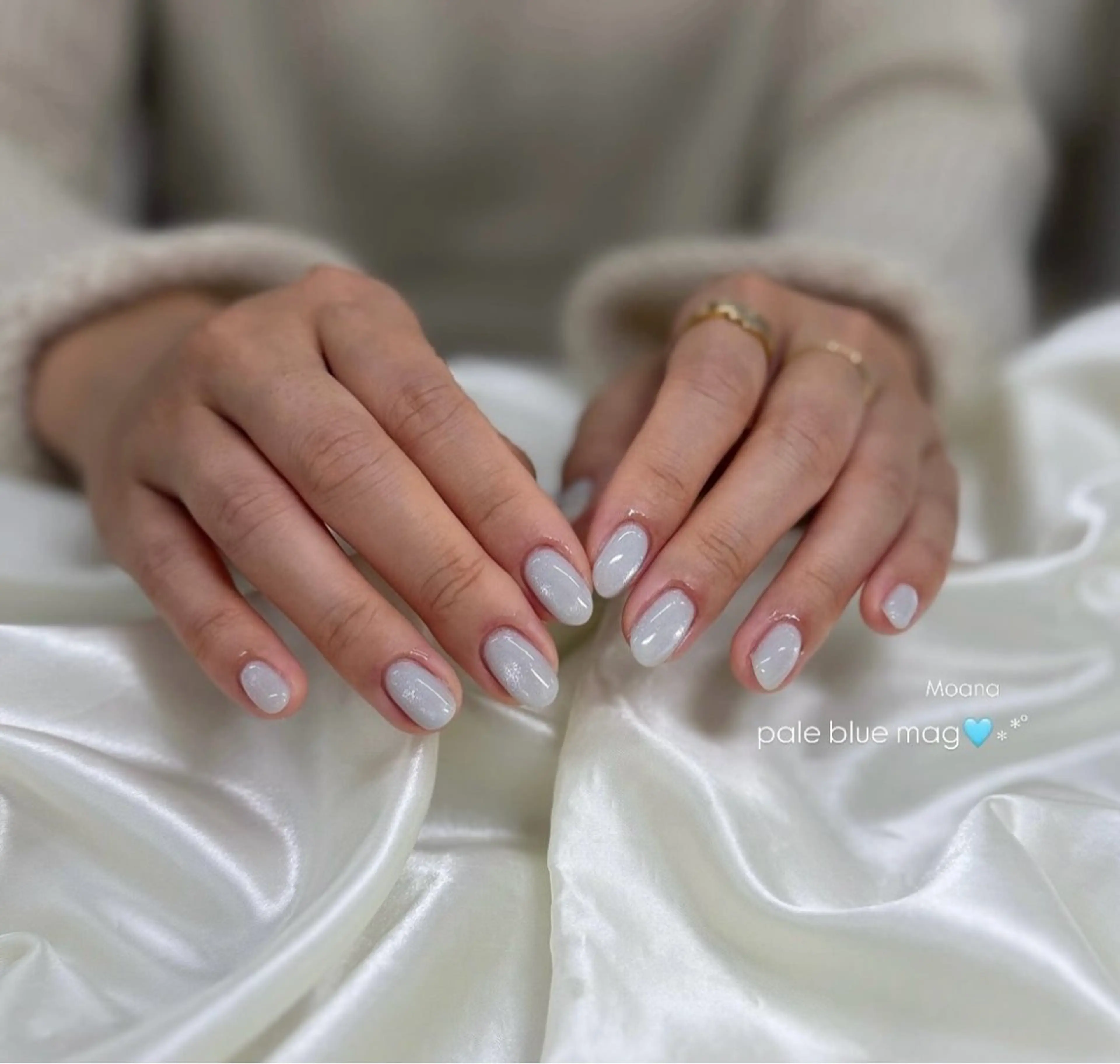 ネイル マグネットネイル ハンドネイル Moana manamiのネイルデザイン