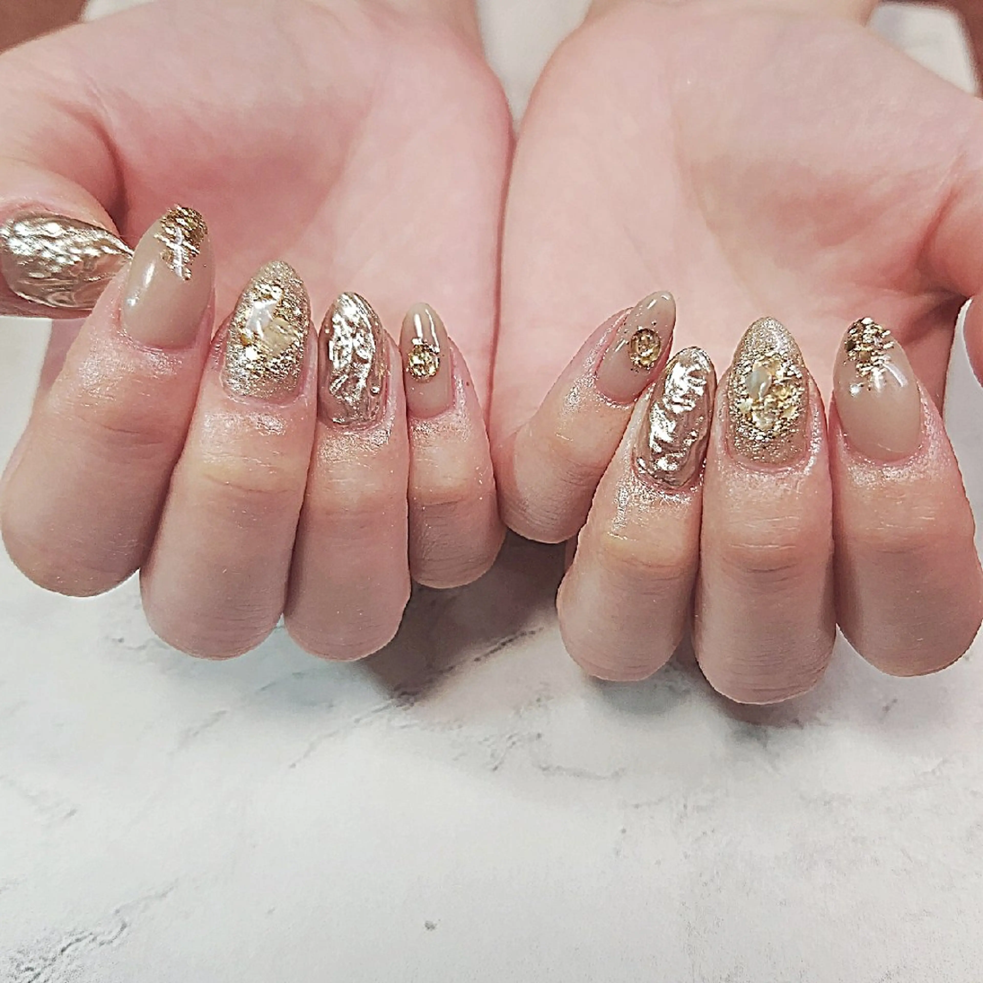 ネイル ニュアンスネイル ハンドネイル 博多ネイル ｍｉｍｉのネイルデザイン