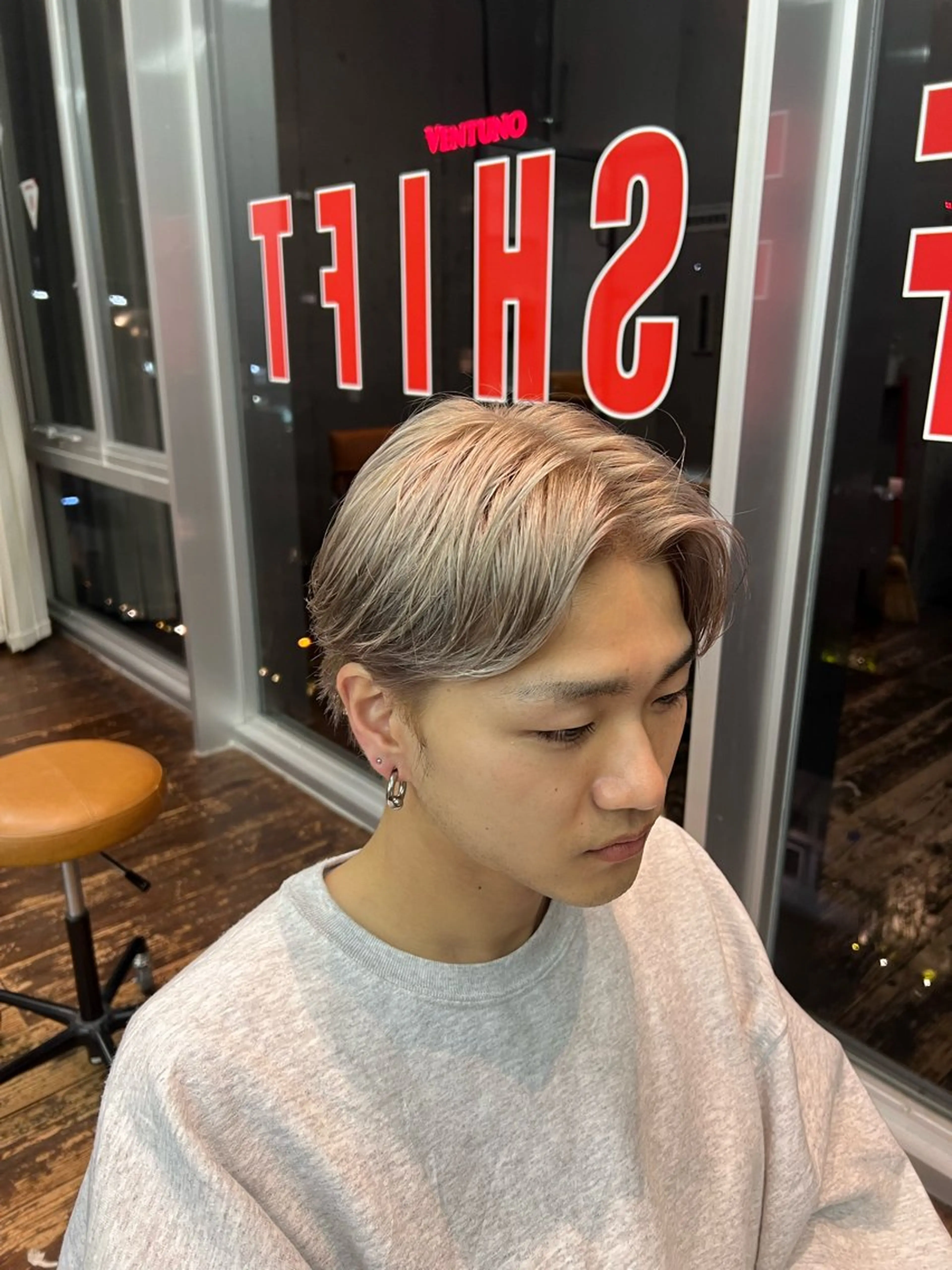 ミディアム カラー メンズ カット ヘアカラー メンズ特化美容師 /たけしのヘアスタイル
