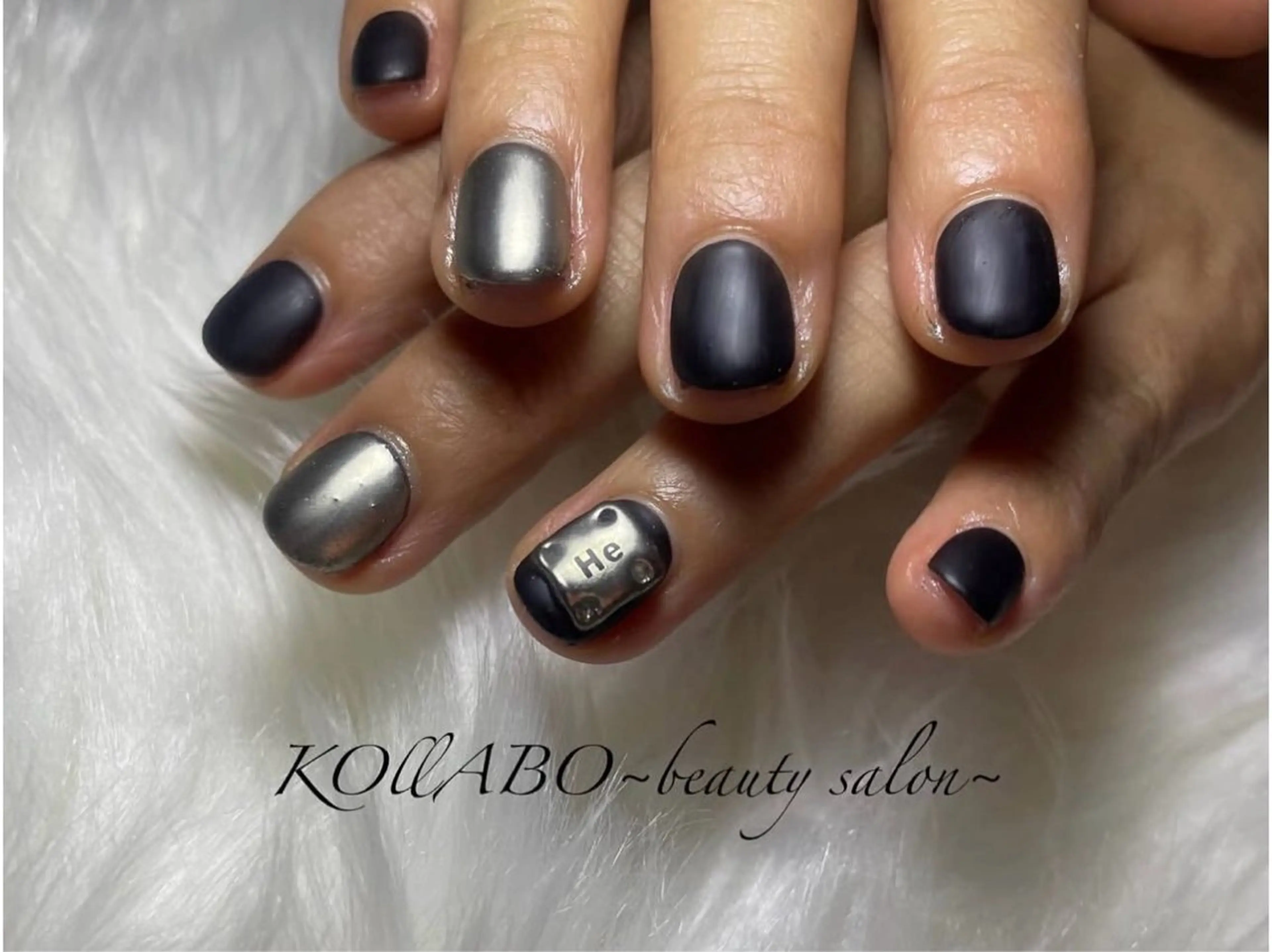 ネイル アートネイル ミラーネイル ハンドネイル KOLLABO nailのネイルデザイン