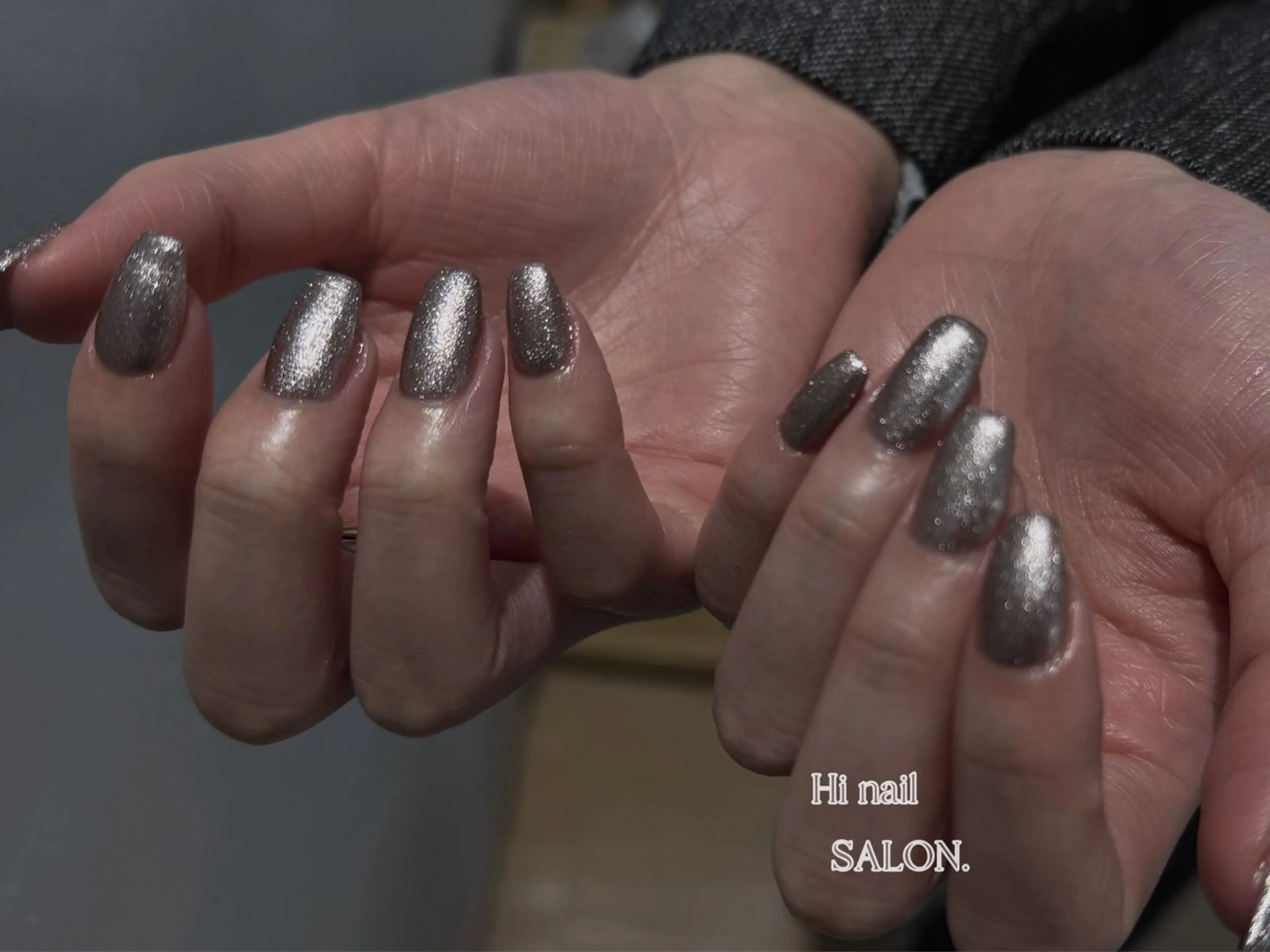 ネイル チークネイル フレンチネイル マグネットネイル 持ち込み ニュアンスネイル ハンドネイル Hi nail 【ハイネイル】池袋のネイルデザイン