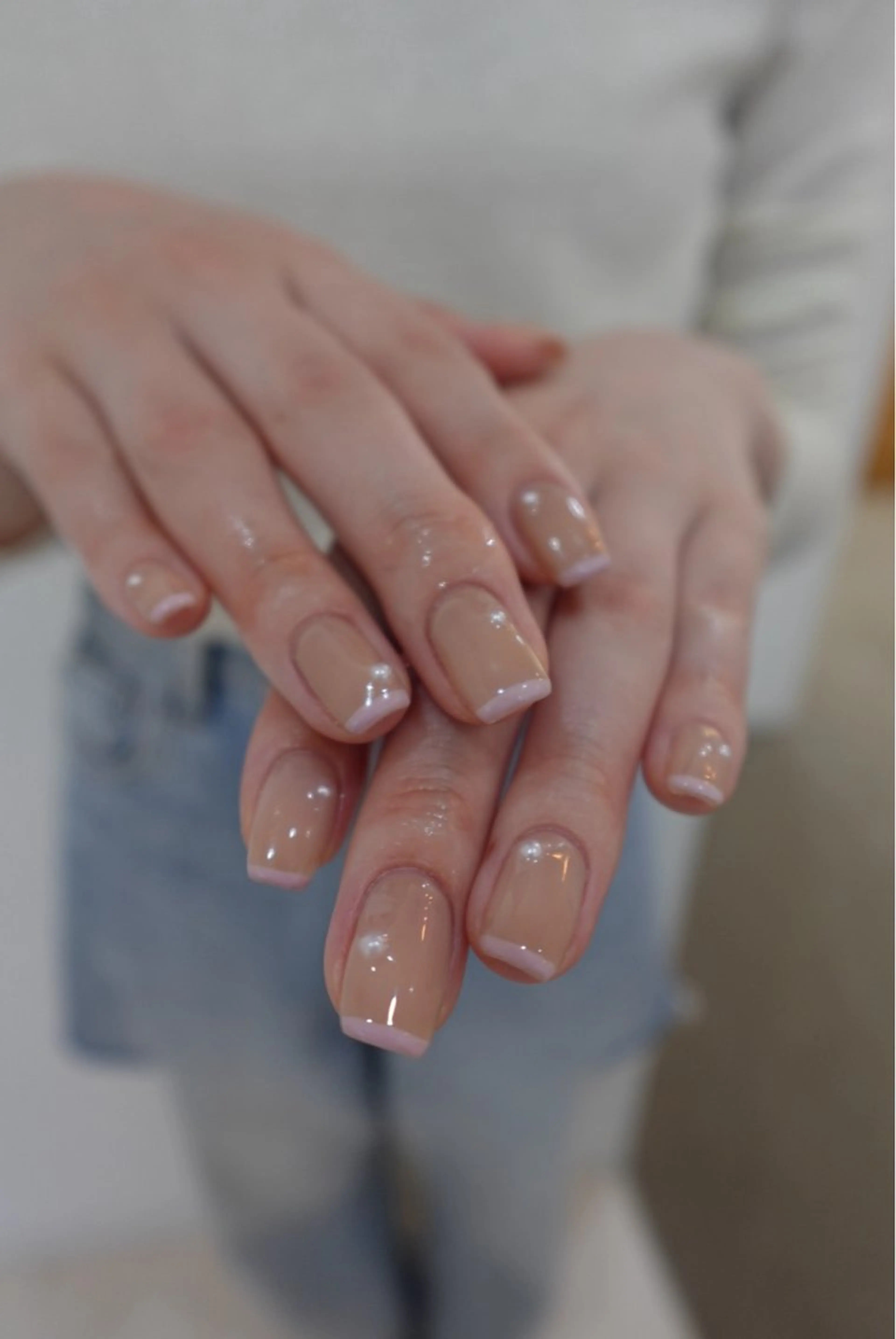 french nail(オフあり)の写真
