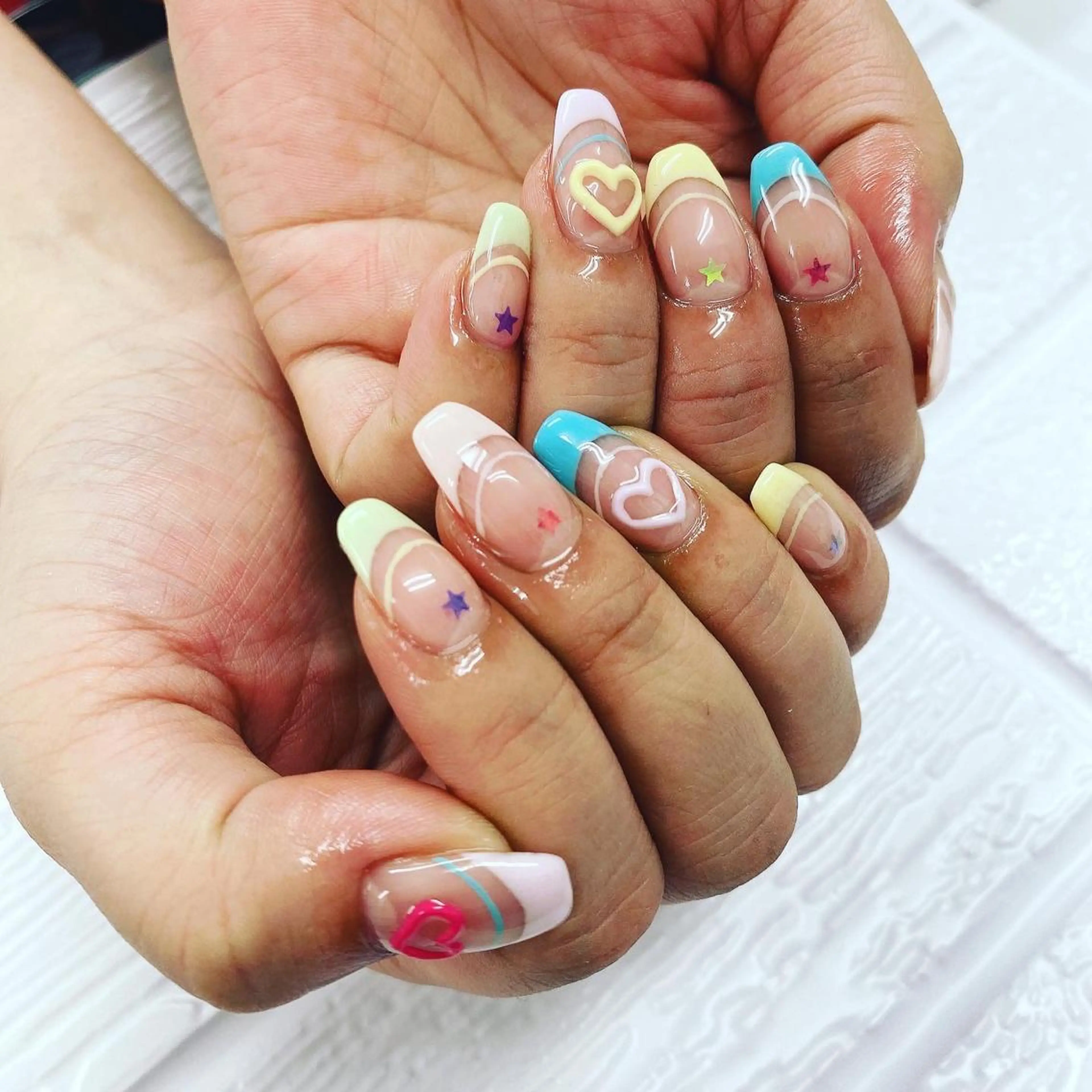 ネイル フレンチネイル 春ネイル N._._.claw[エヌクロー]所属・N._._. clawのネイルデザイン