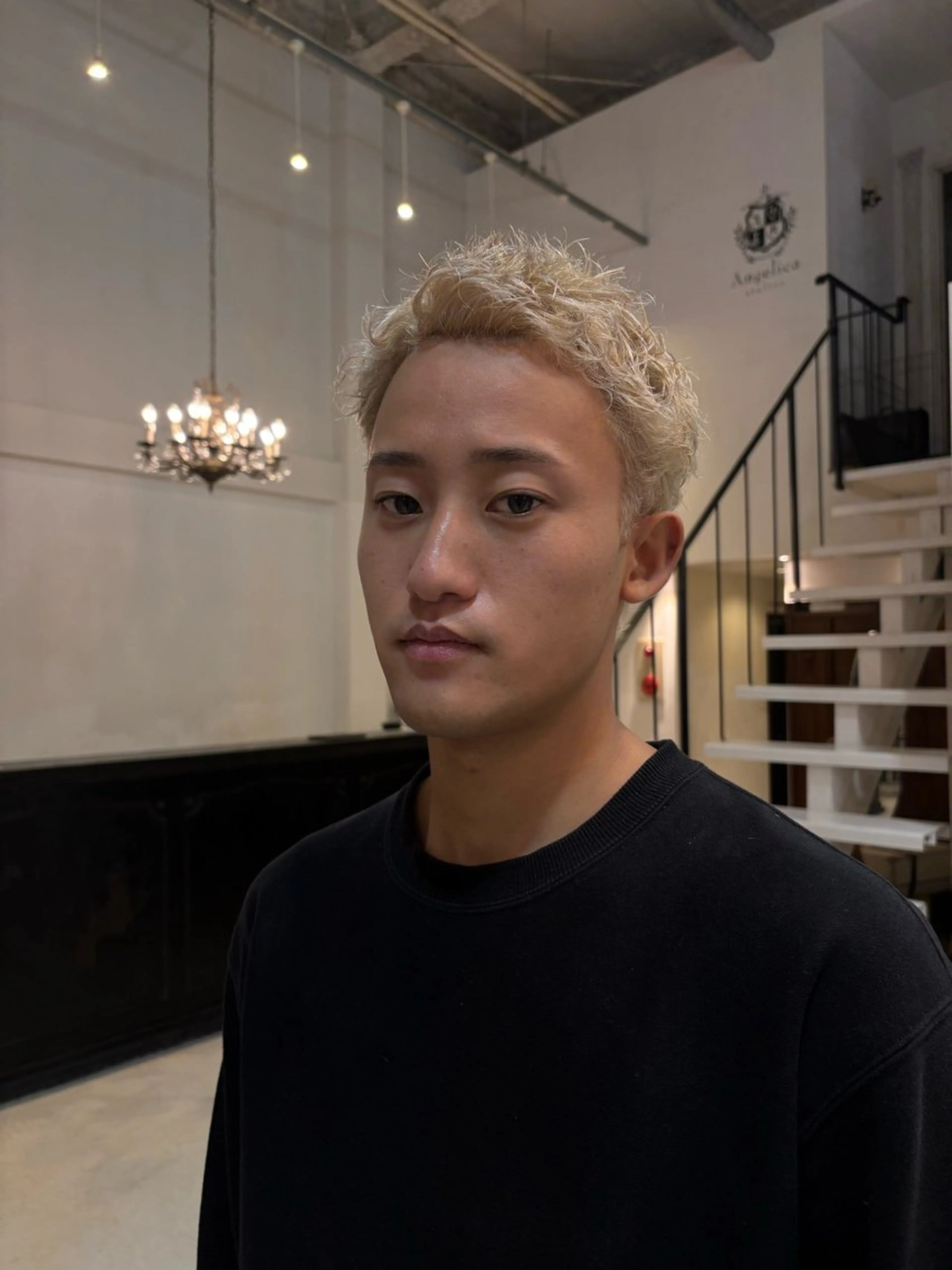 メンズ 透明感カラー/ 艶カラー/ニワのヘアスタイル