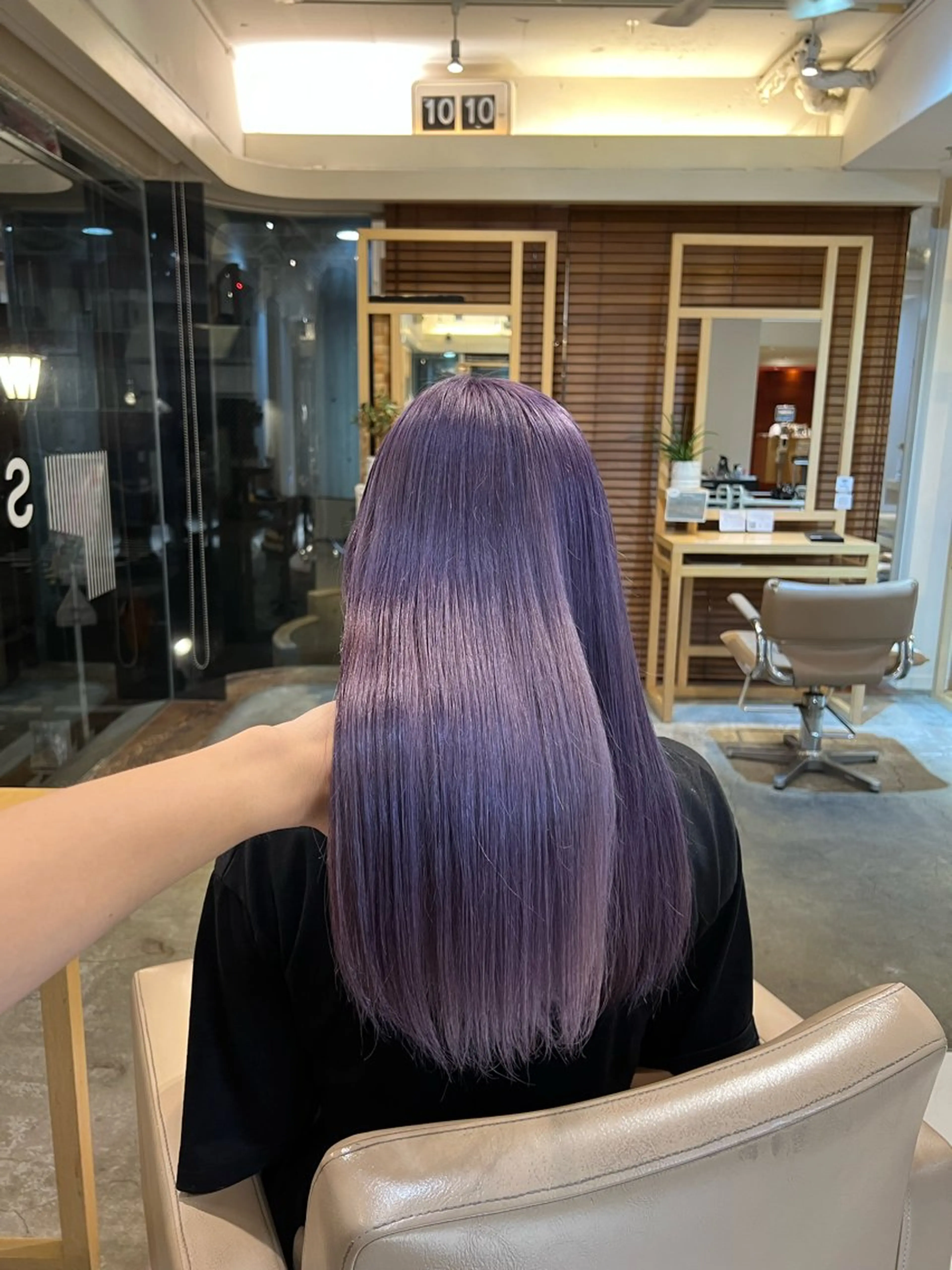 カラー ブルーカラー ブルーバイオレット バイオレットカラー レイヤー/髪質改善 DAISUKEのヘアスタイル