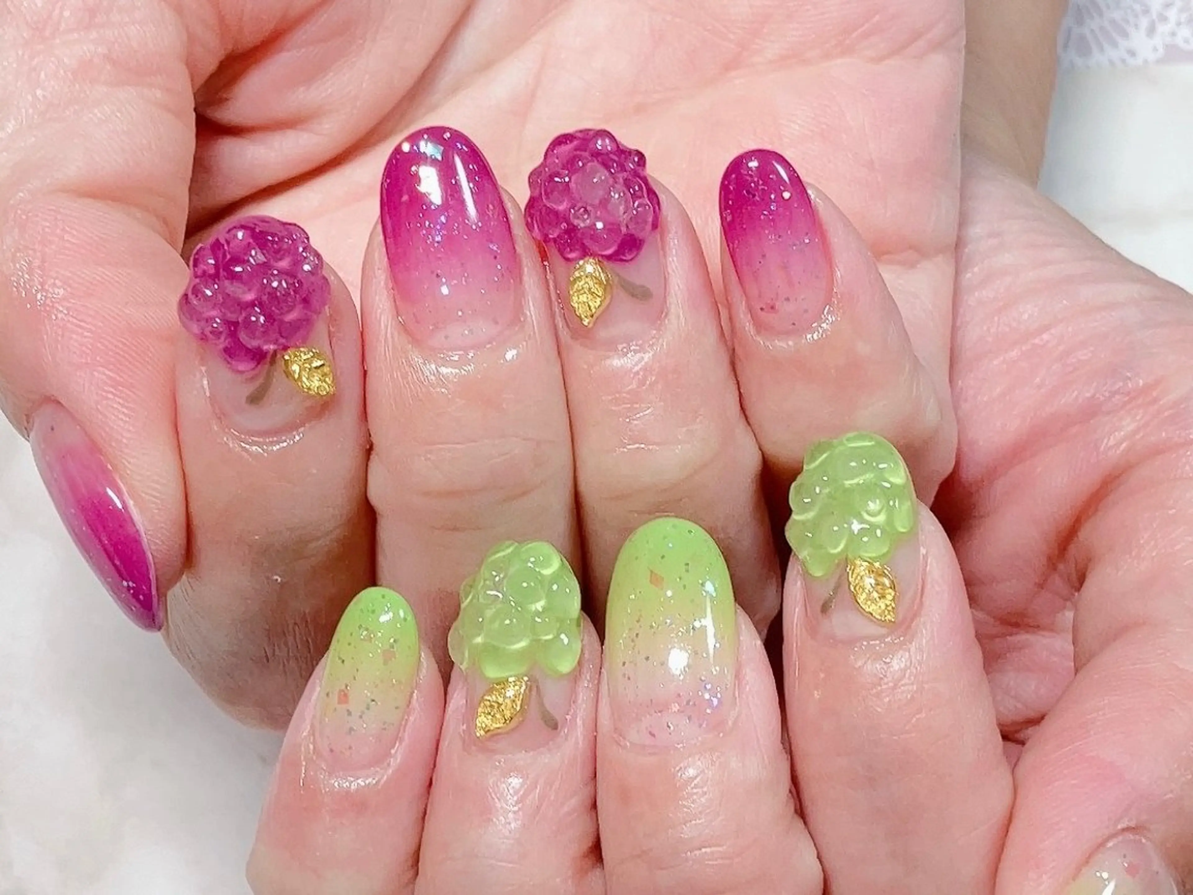 ネイル 持ち込み 林 麗欽のネイルデザイン