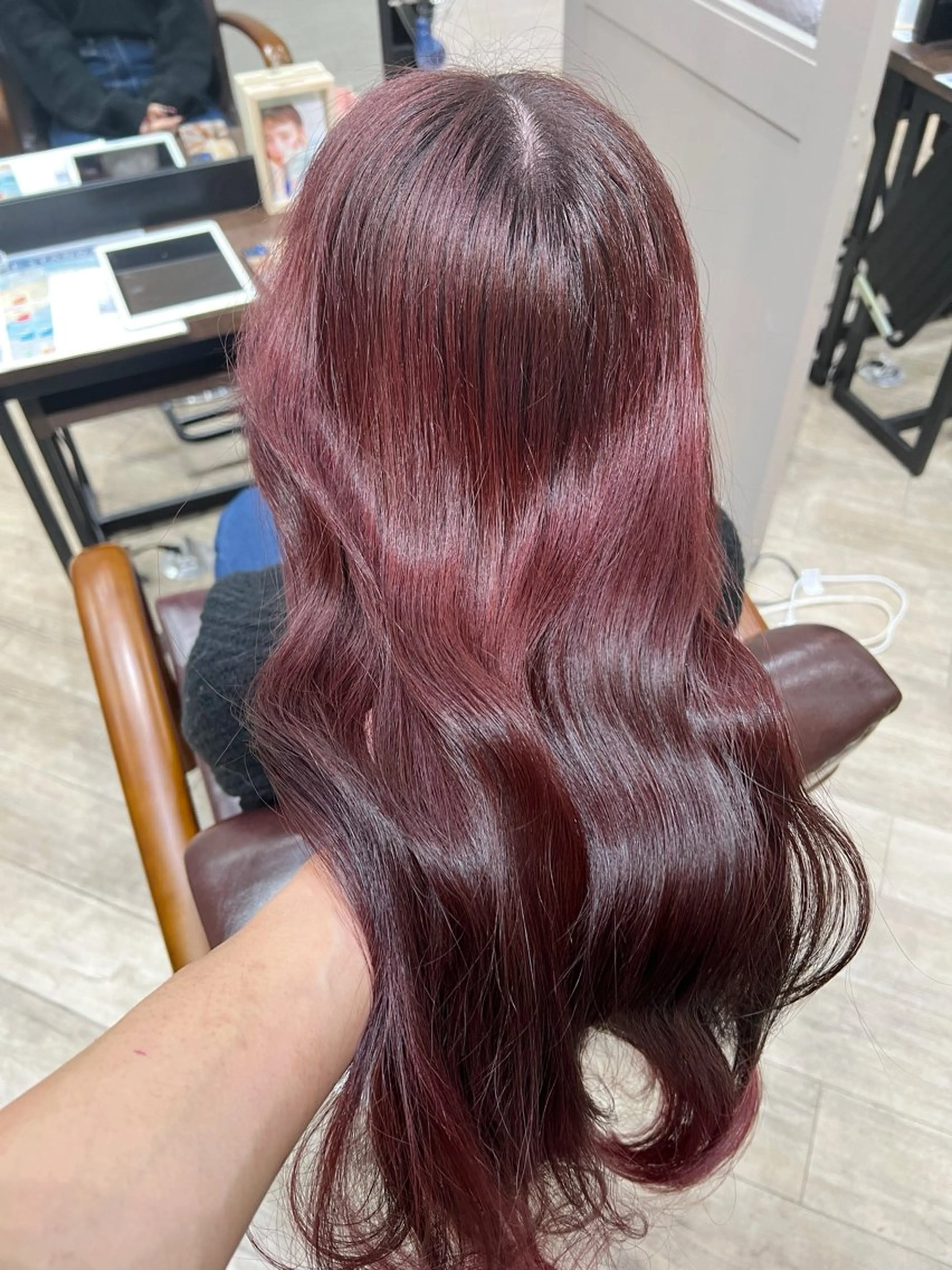 ロング カラー ヘアアレンジ ブリーチ 透明感カラー ダブルカラー ラベンダーカラー ラベンダーピンク 顔まわり職人🇰🇷 韓国ヘア/KAITOのヘアスタイル