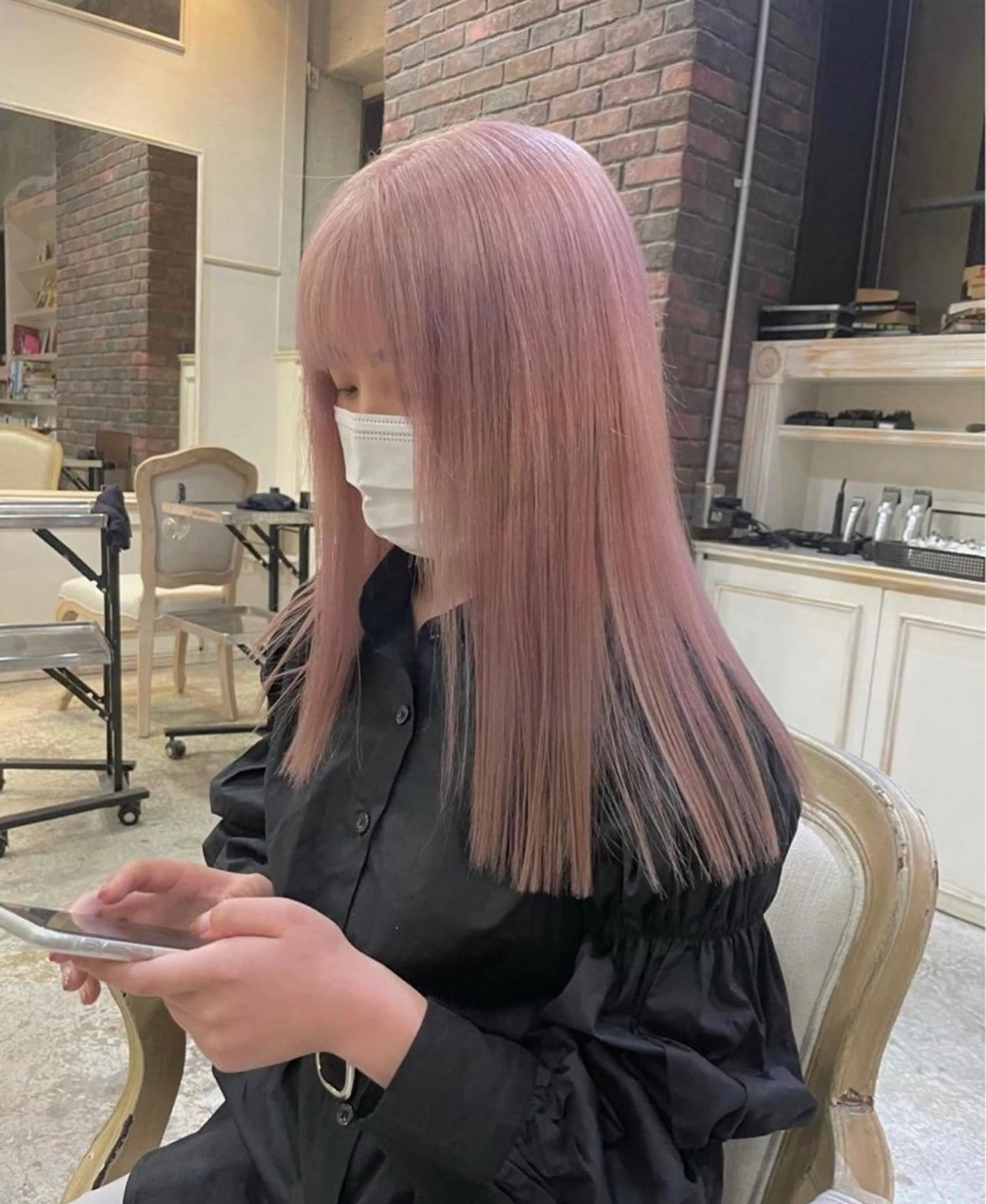 リピーター様限定♻️ブリーチ+カラー🤎ロング料金なしの写真