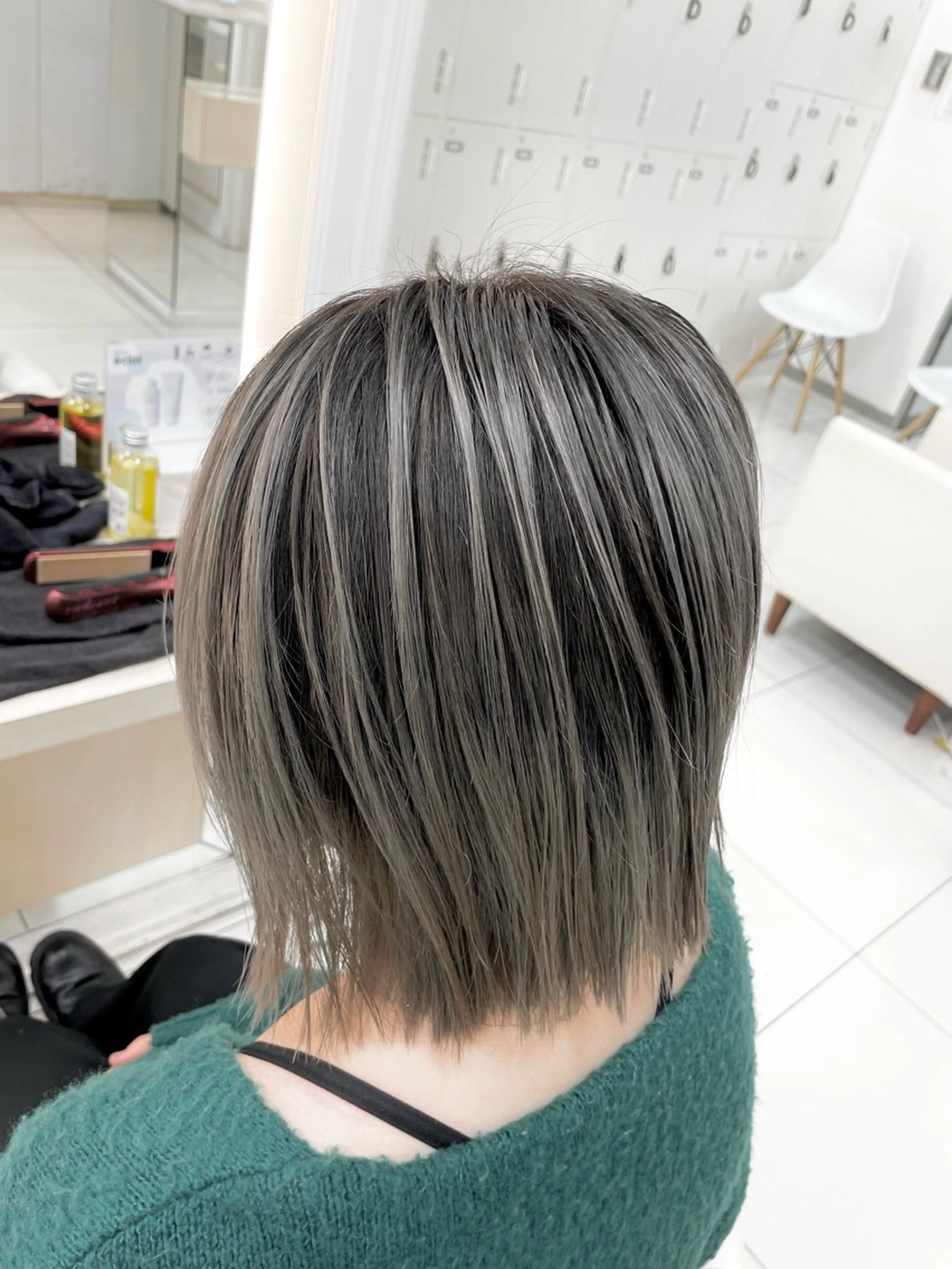 ミディアム カラー メンズパーマ特化 👑店長👑間宮👑のヘアスタイル