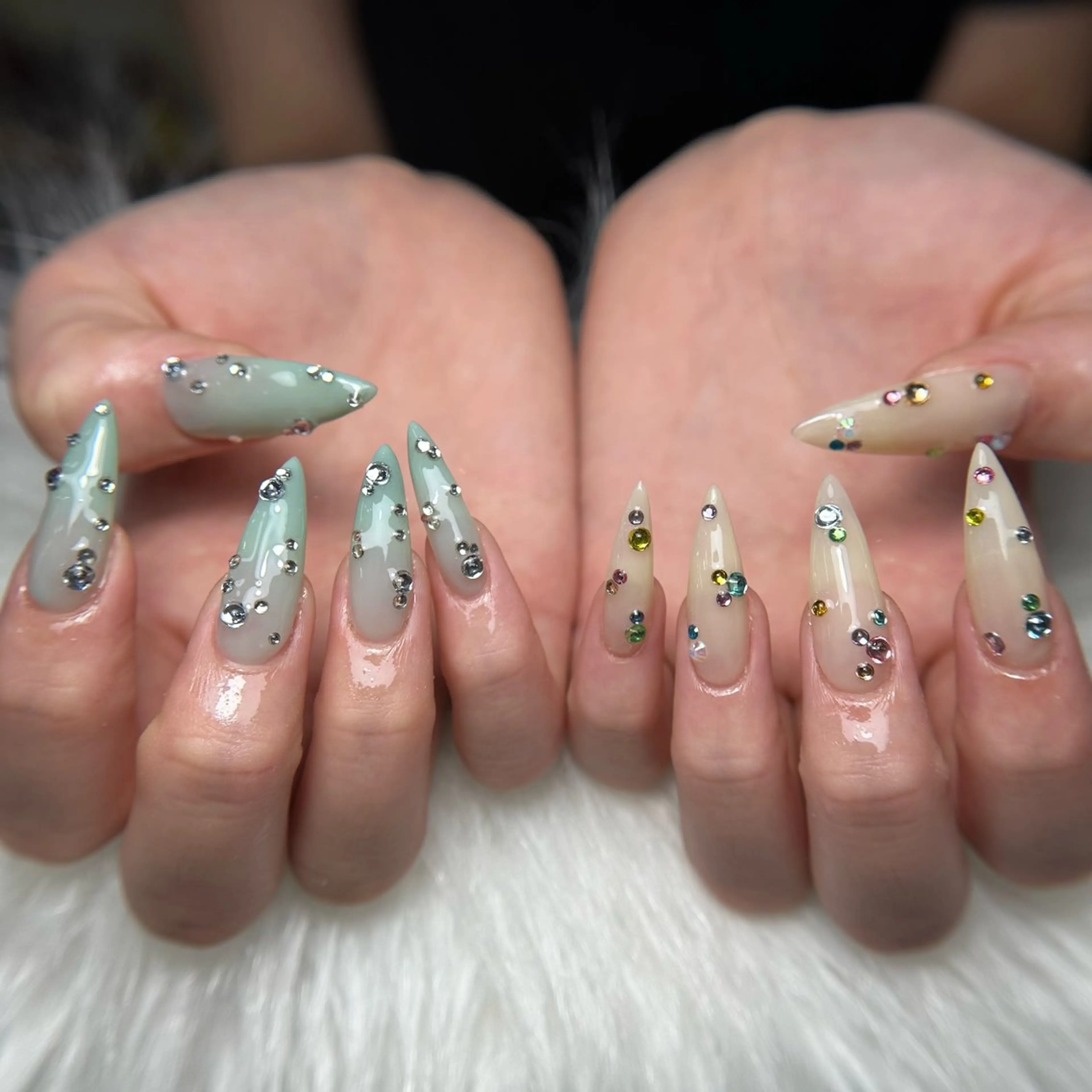 ネイル 長さ出し ジェルネイル 持ち込み オフィスネイル ワンカラーネイル Michi_Nails_Salon所属・Michi Nail Staffのネイルデザイン