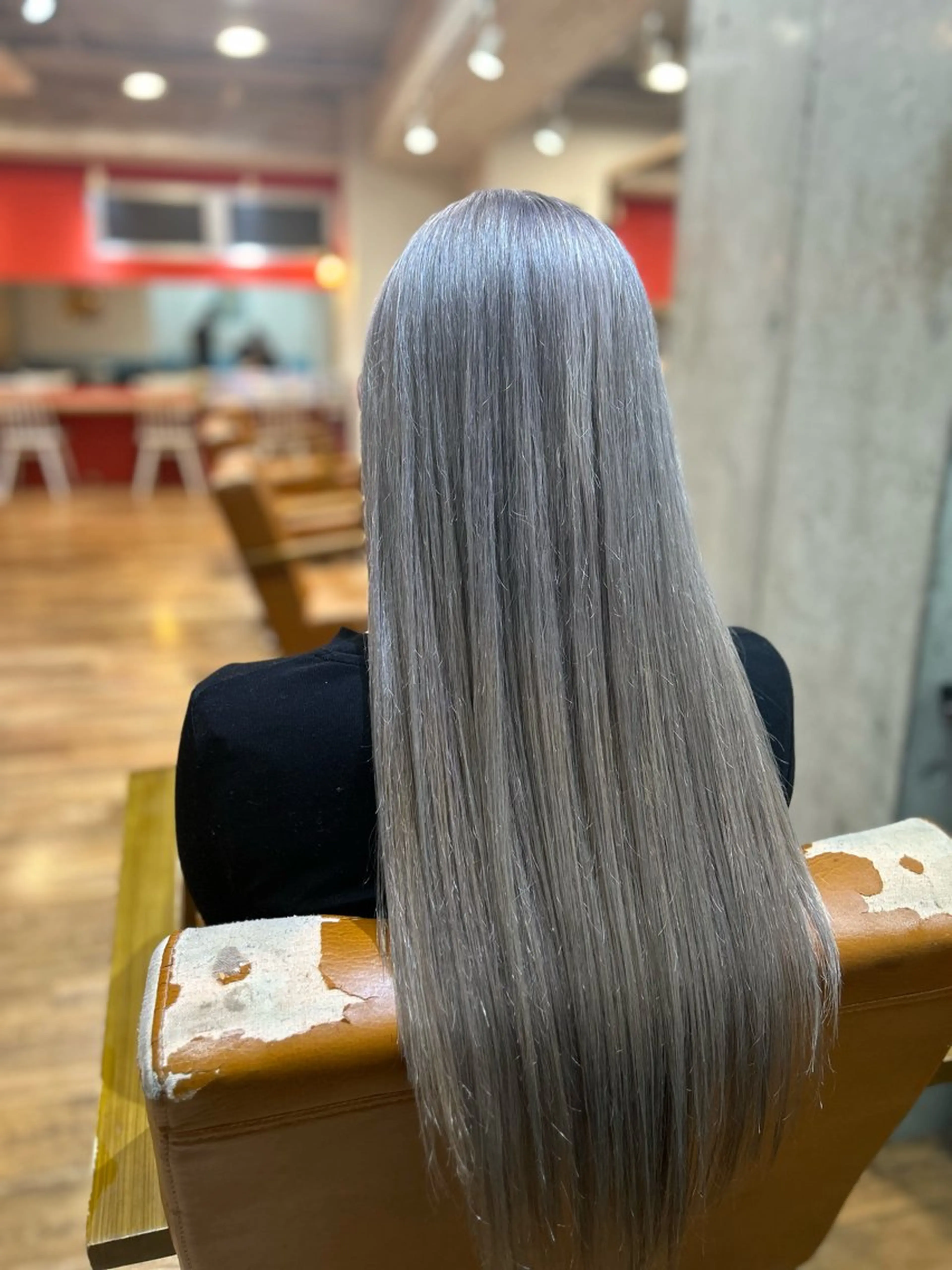 ロング カラー ヘアカラー トリートメント 🎨デザイン🥇 美髪・艶髪　日暮千敬のヘアスタイル