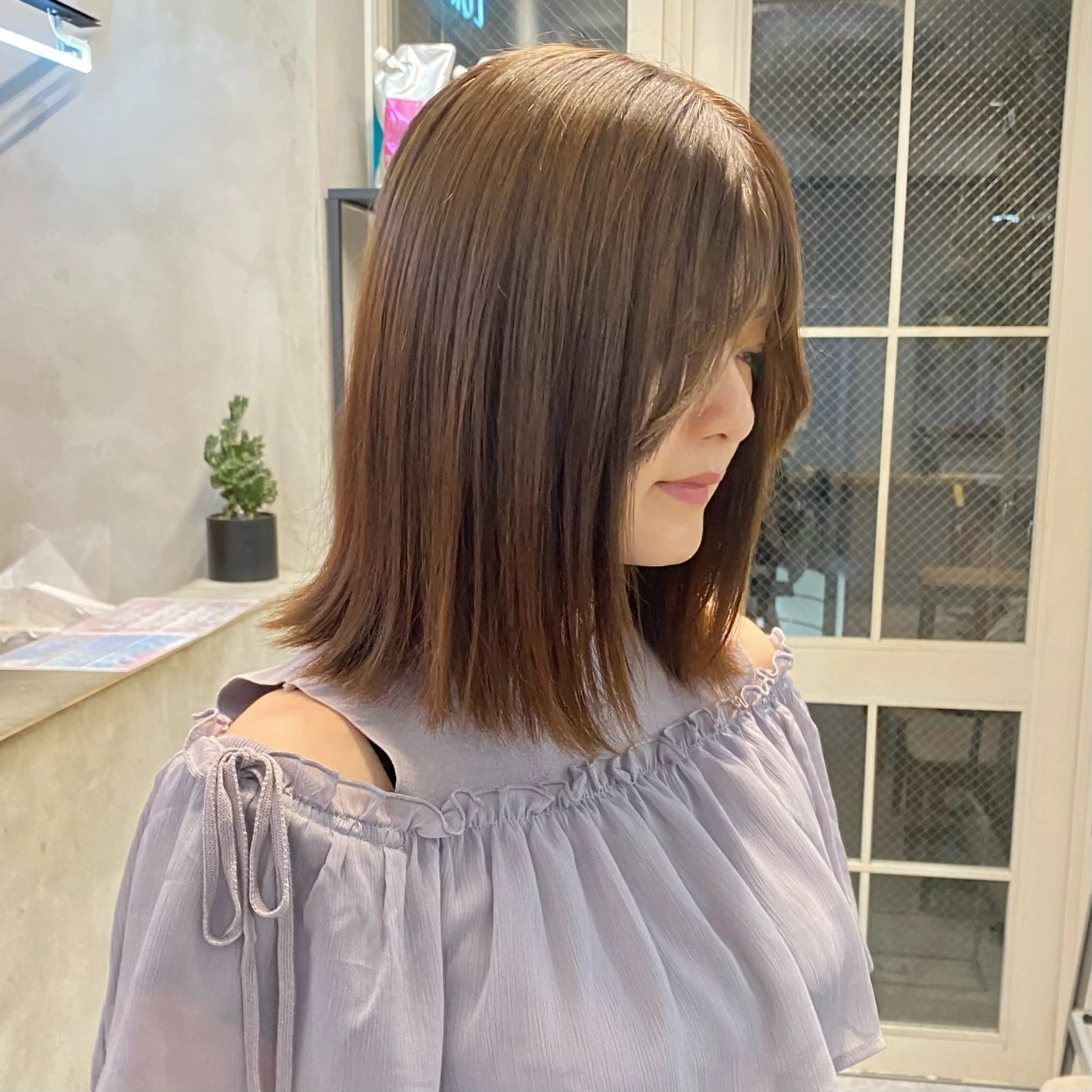 ミディアム カラー noa/ 渋谷のヘアスタイル