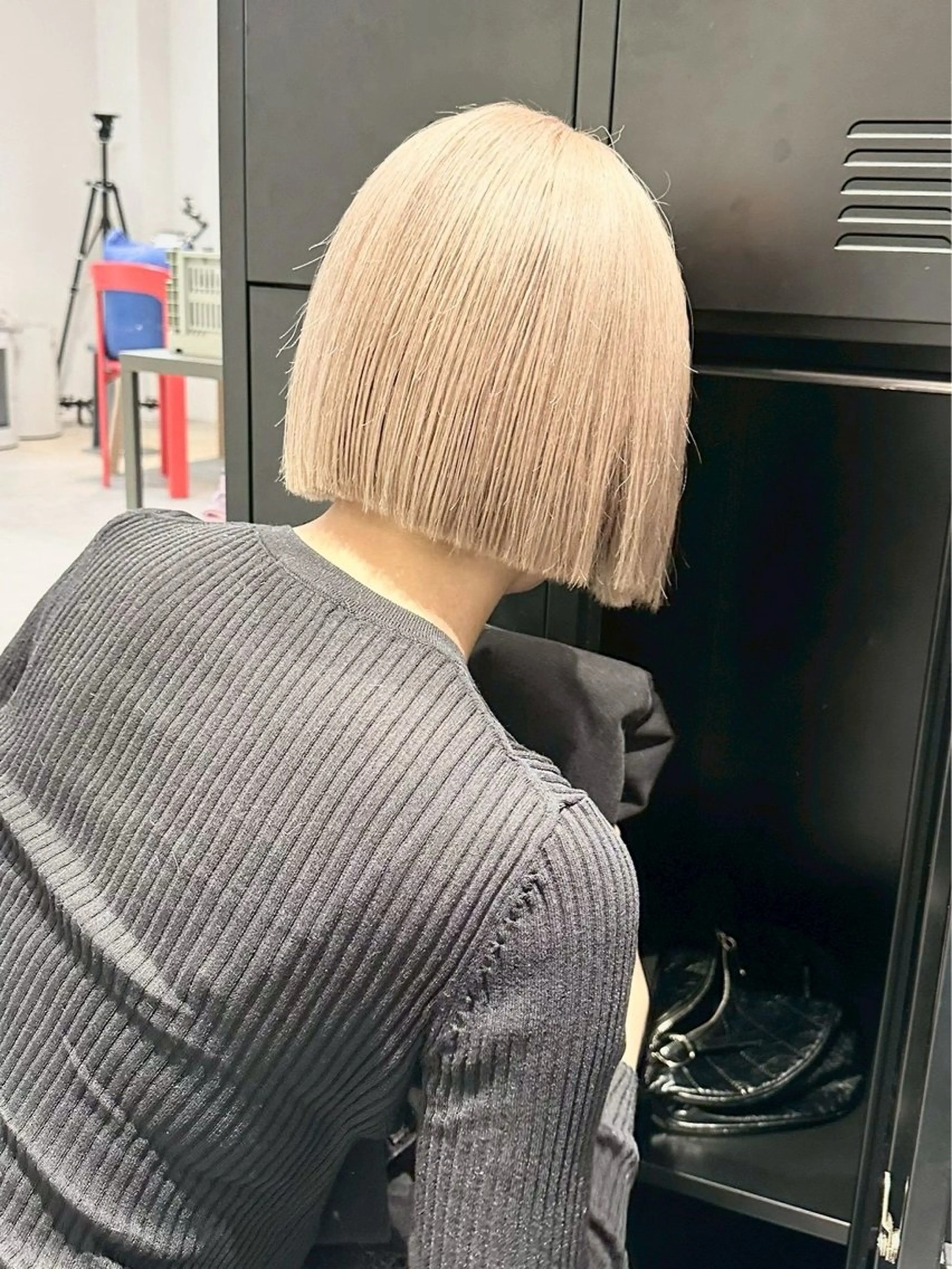 ミディアム ヘアカラー nanami lucktokyoのヘアスタイル