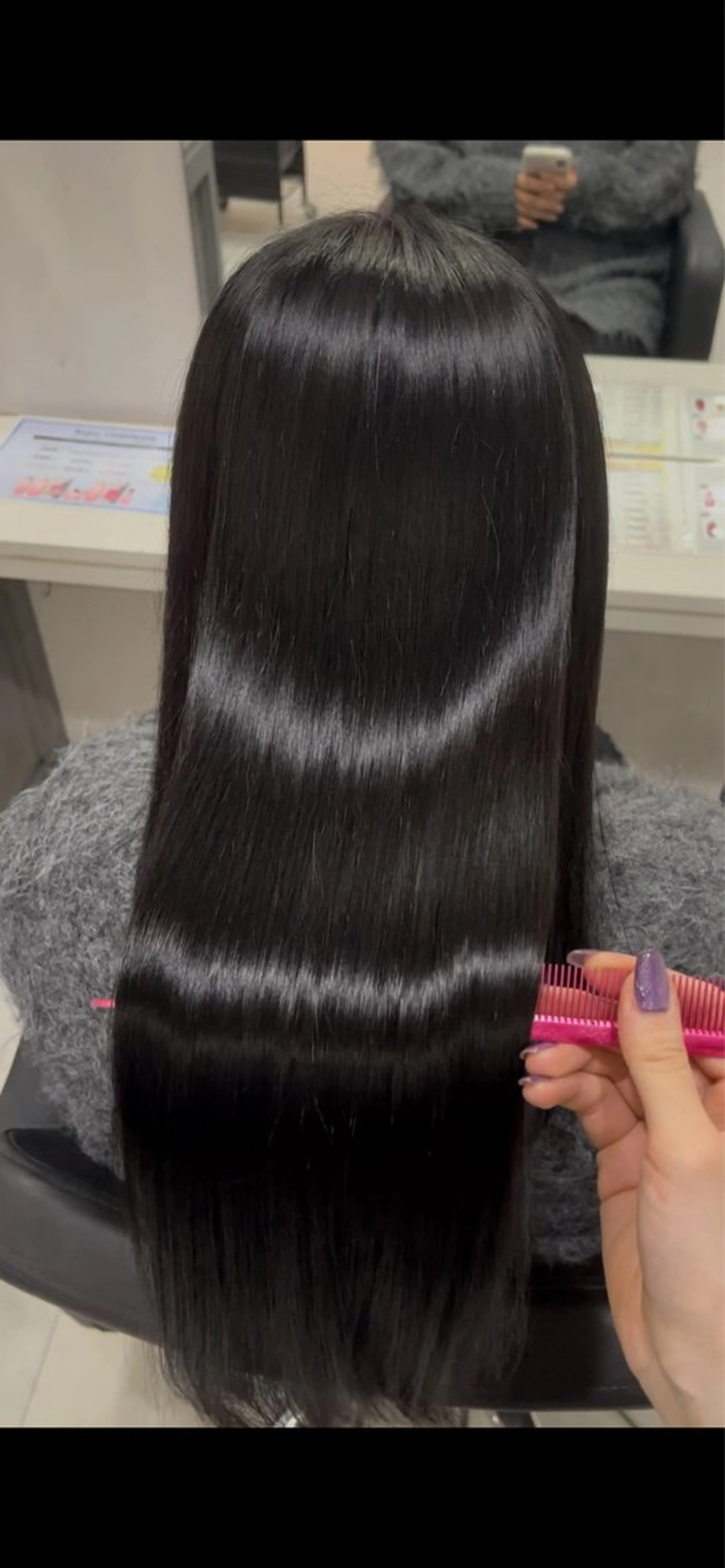 ロング カラー ヘアカラー トリートメント 🦋REISA🦋 エクステ×ハイトーンのヘアスタイル