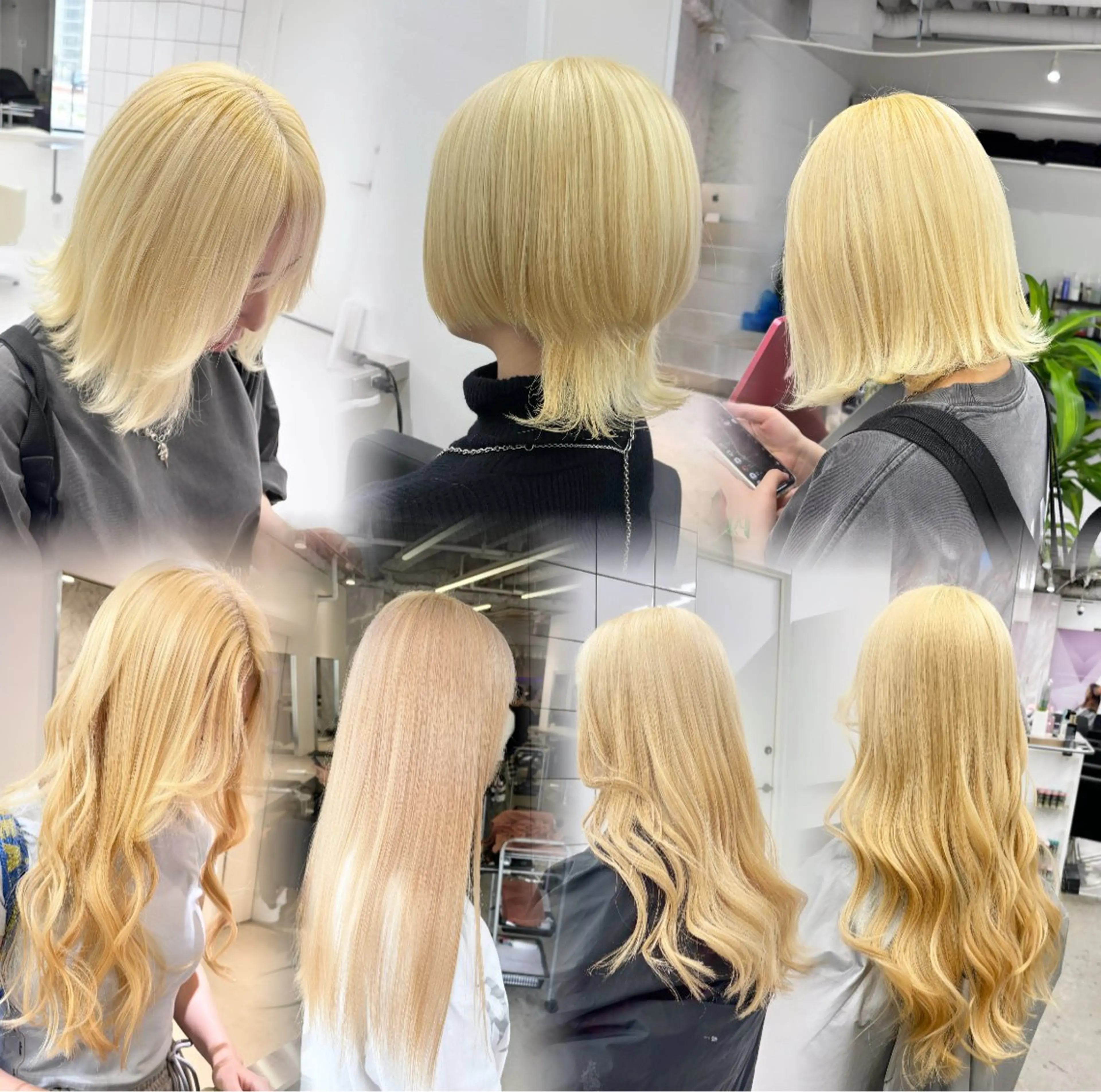 ミディアム カット ヘアカラー トリートメント ヘアセット 🎗副店長/井上 竜 ブリーチ指名No.1のヘアスタイル