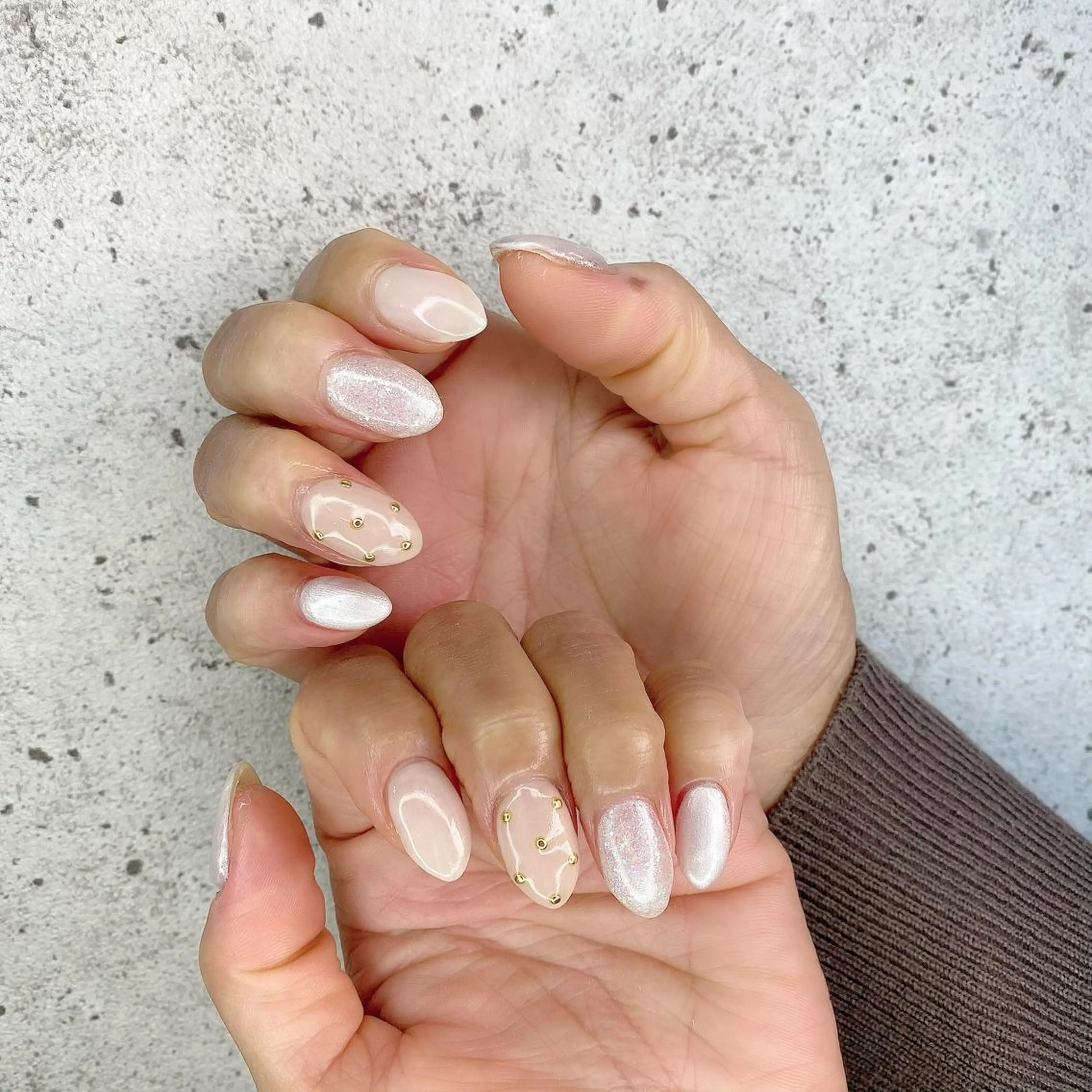 セミロング カラー パーマ ヘアアレンジ メンズ キッズ ネイル マツエク・マツパ Salon Ｋのネイルデザイン