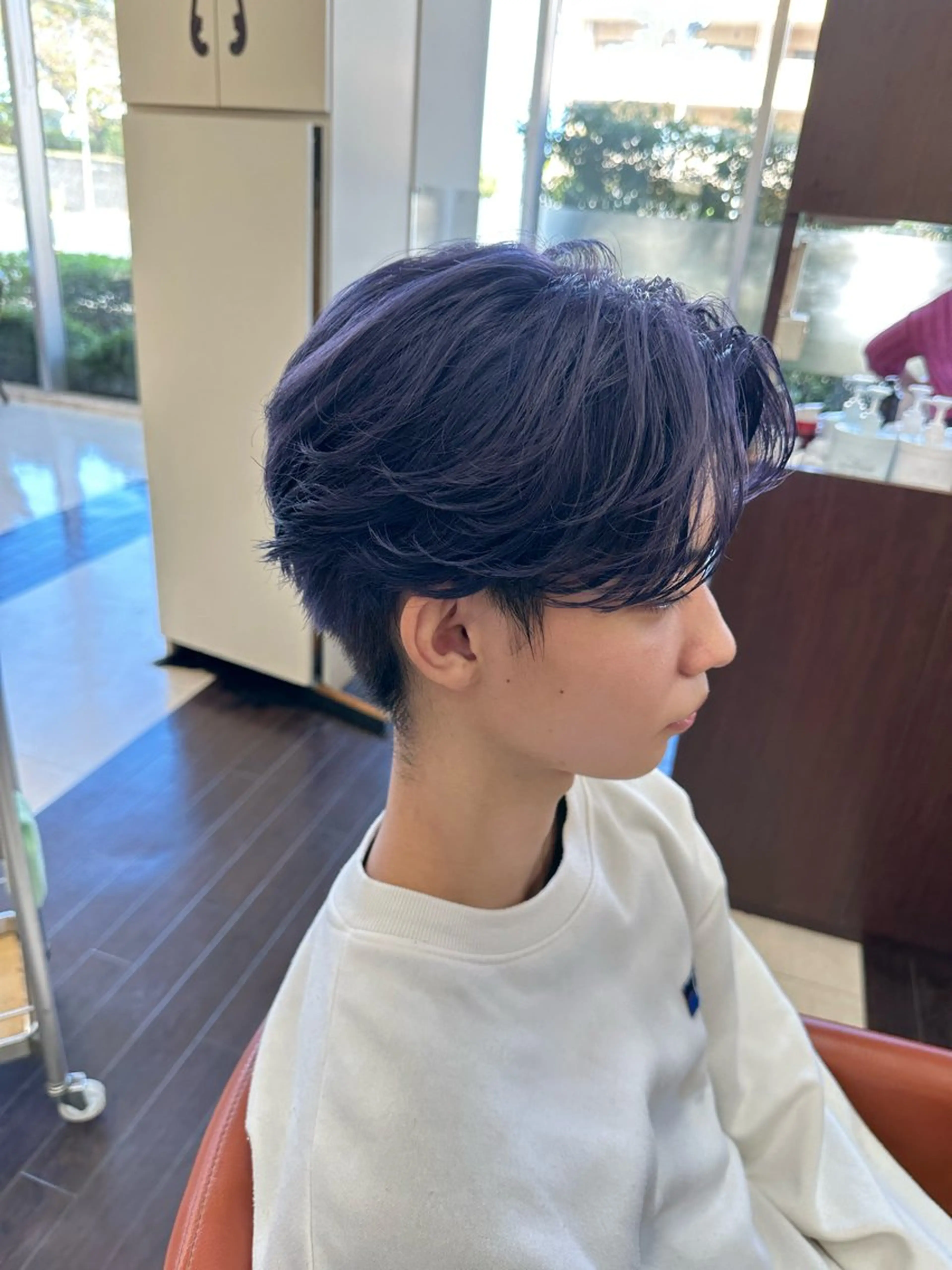 ショート カラー パーマ メンズ ヘアカラー ヘアセット 毎月230人担当/ メンズヘア/清和武虎のヘアスタイル