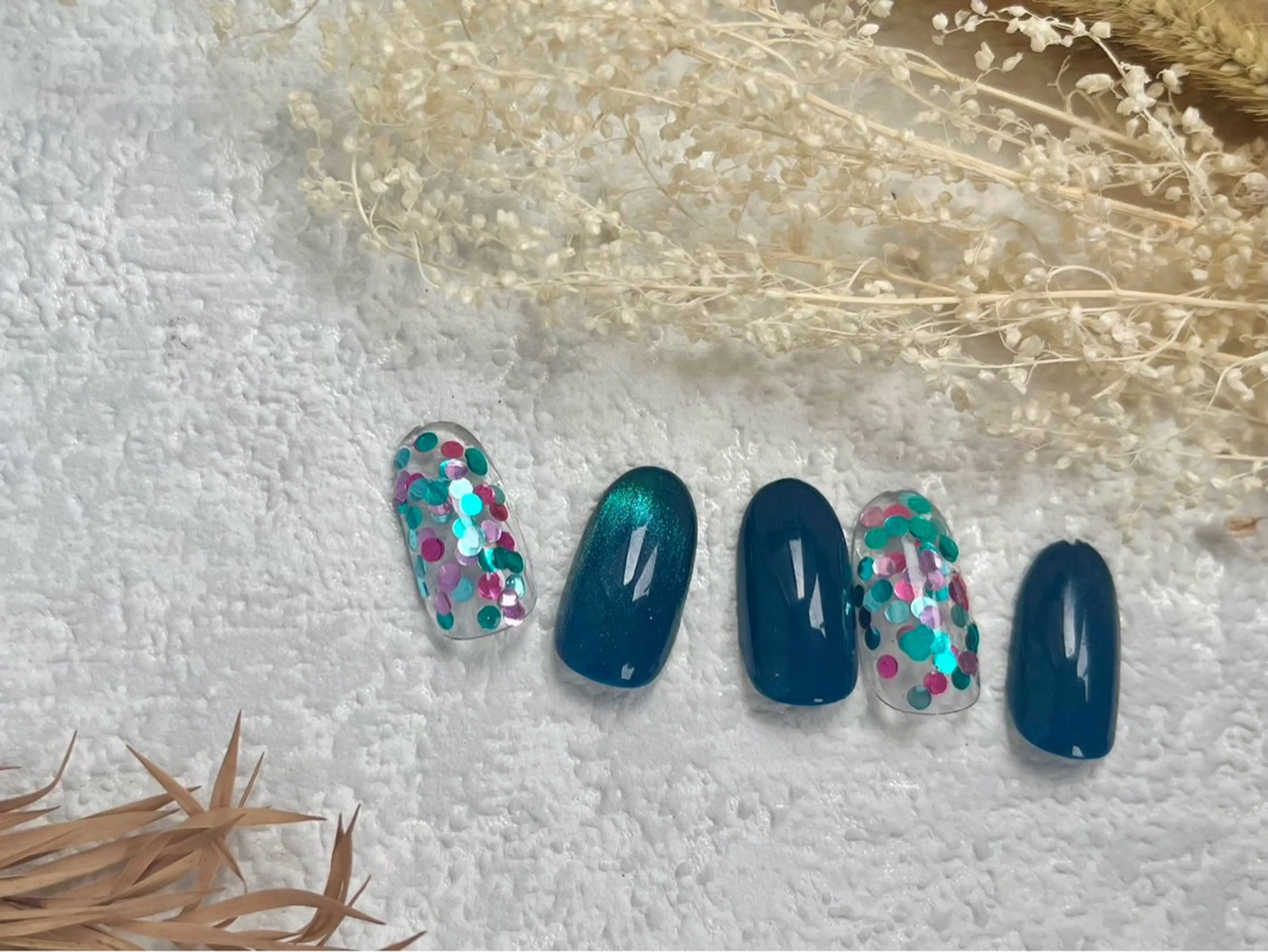 ネイル ジェルネイル 韓国ネイル メンズネイル パラジェル 夏ネイル kiki nail たまプラーザのネイルデザイン