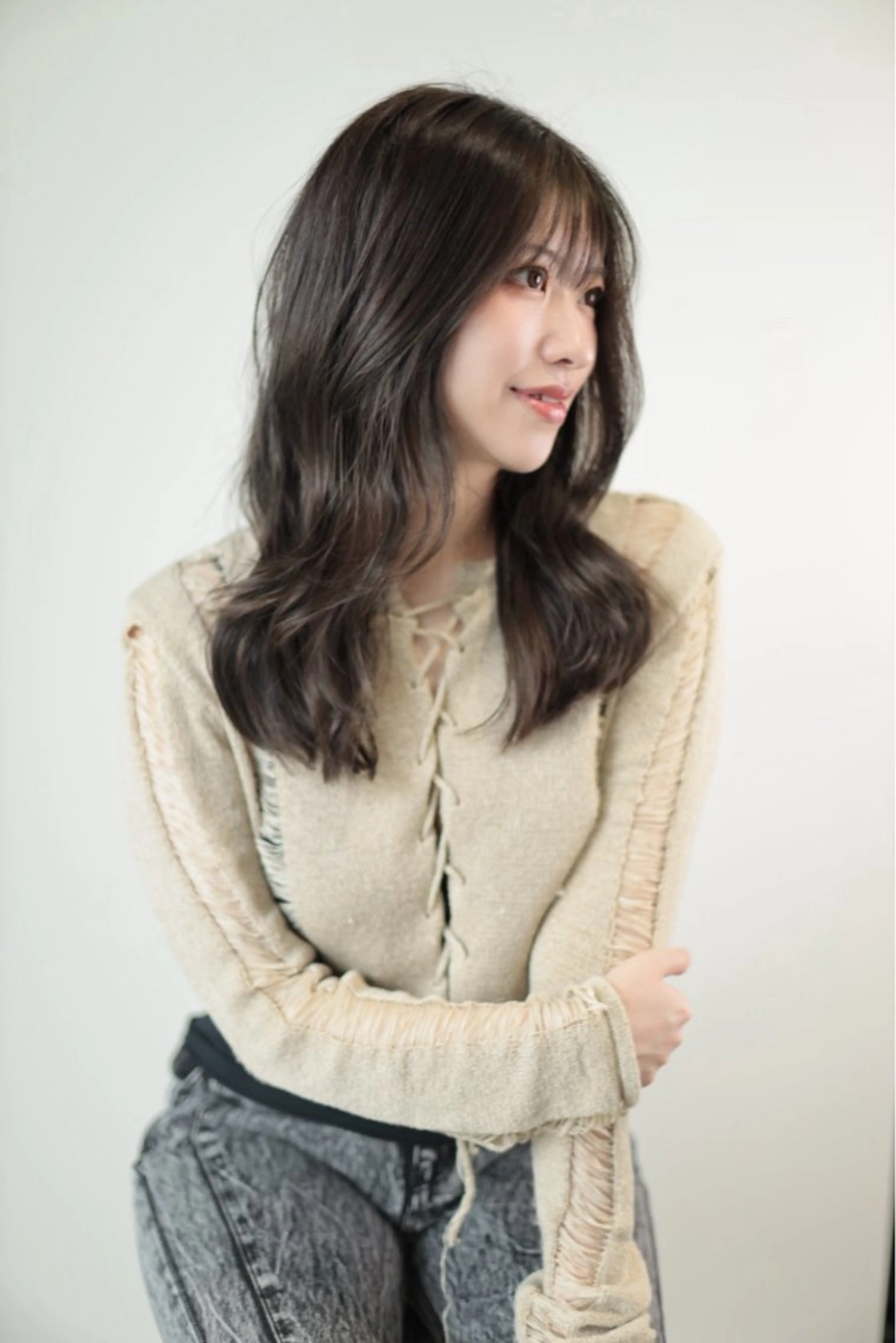 ロング カラー 髪質改善縮毛矯正 ◽️河野泰貴のヘアスタイル