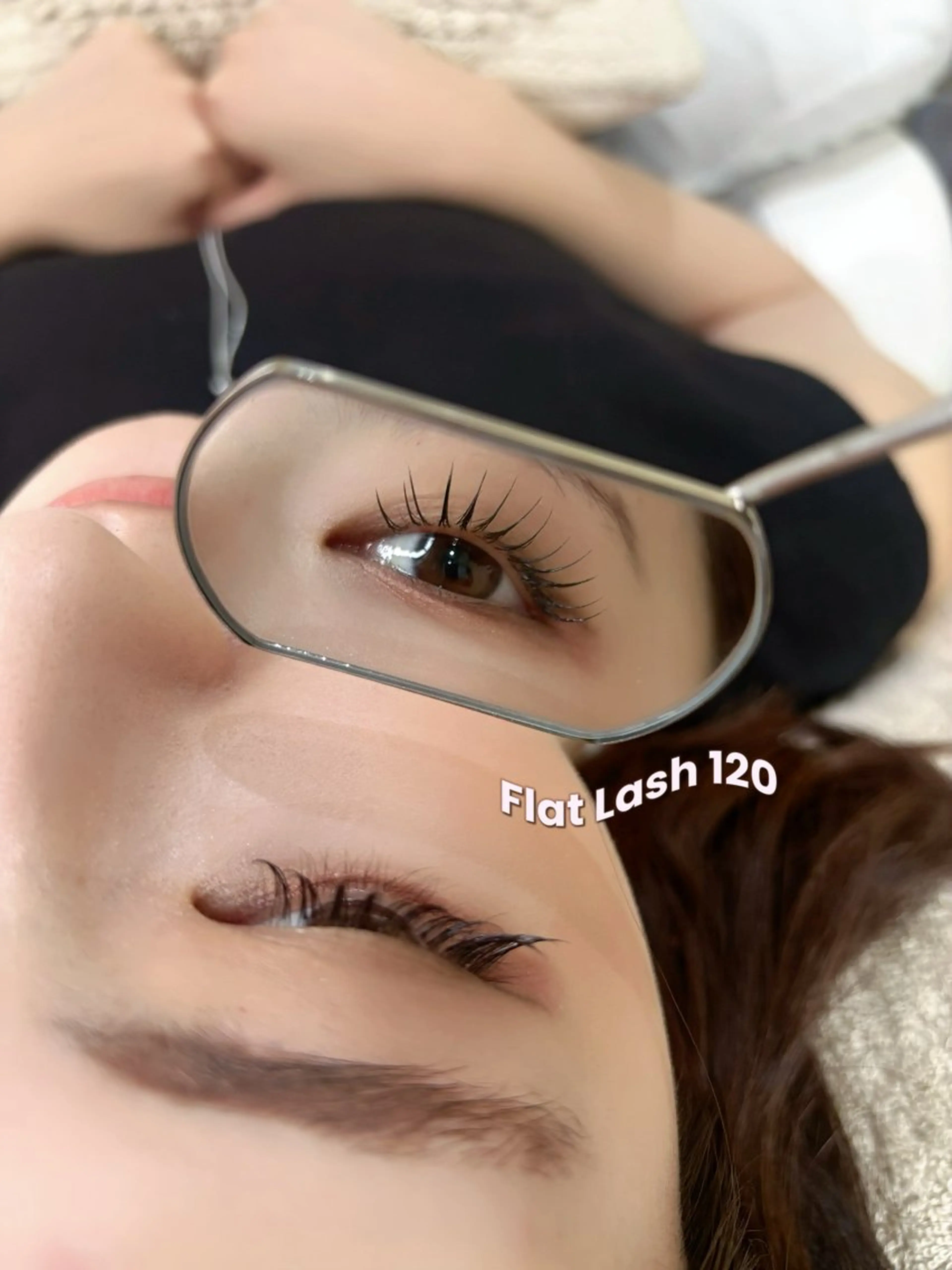 【2回目以降】フラットラッシュ 120  ୨୧ コーティング剤で束感仕上げ付き✨の写真