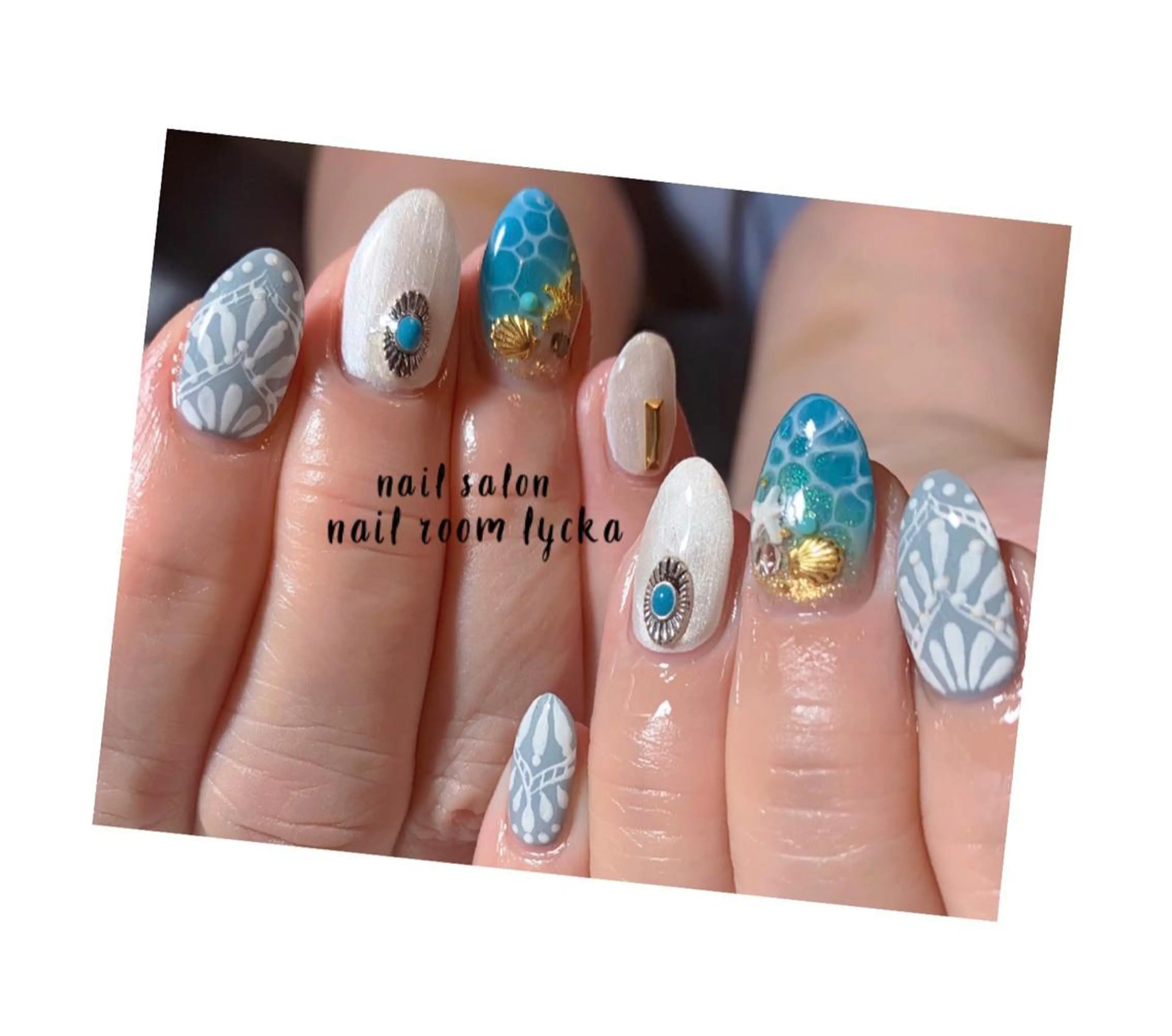 ネイル ﾈｲﾙﾙｰﾑﾘｯｶ 𝐦𝐚𝐲𝐮のネイルデザイン