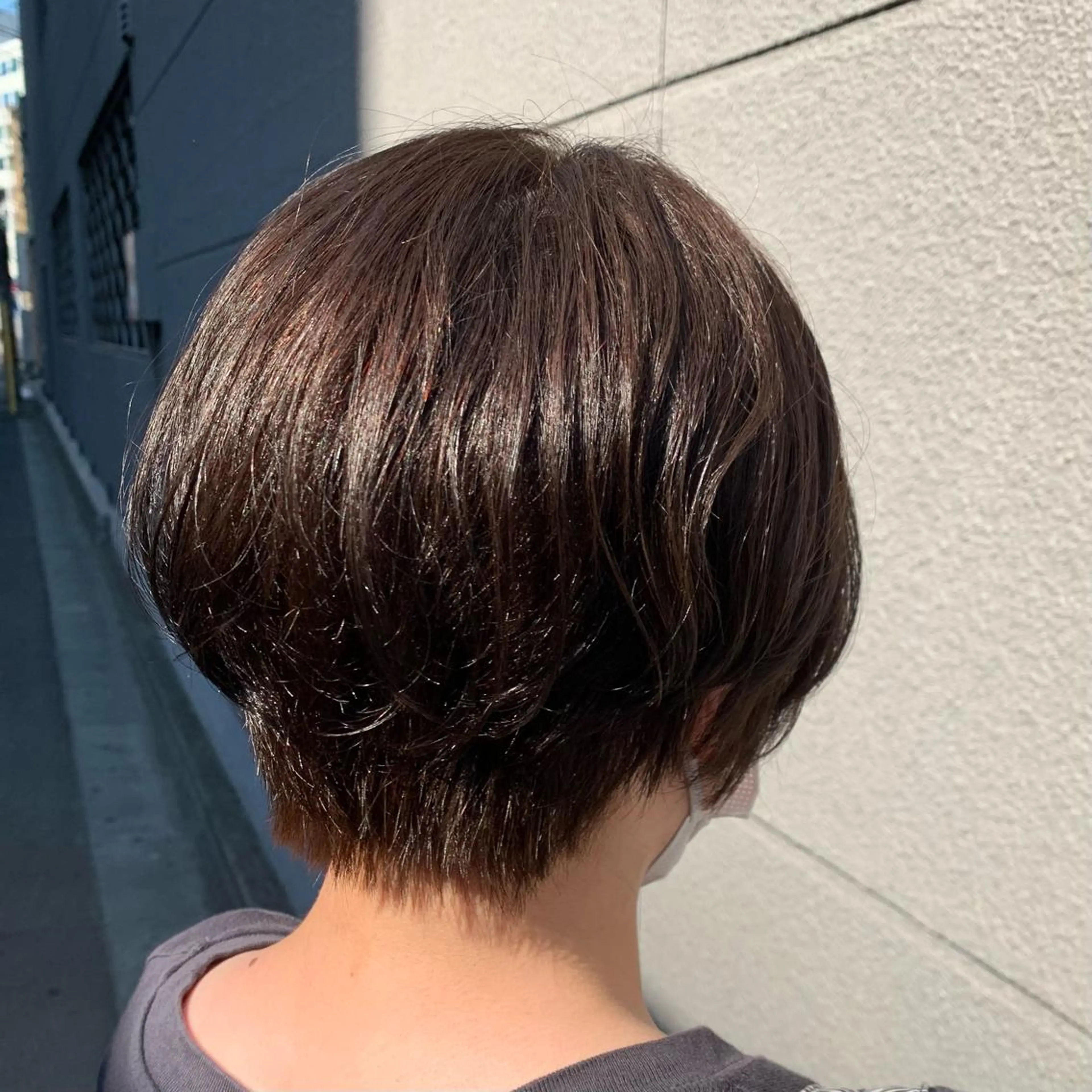 カラー グレージュ Rina🪄 韓国風レイヤーcutのヘアスタイル