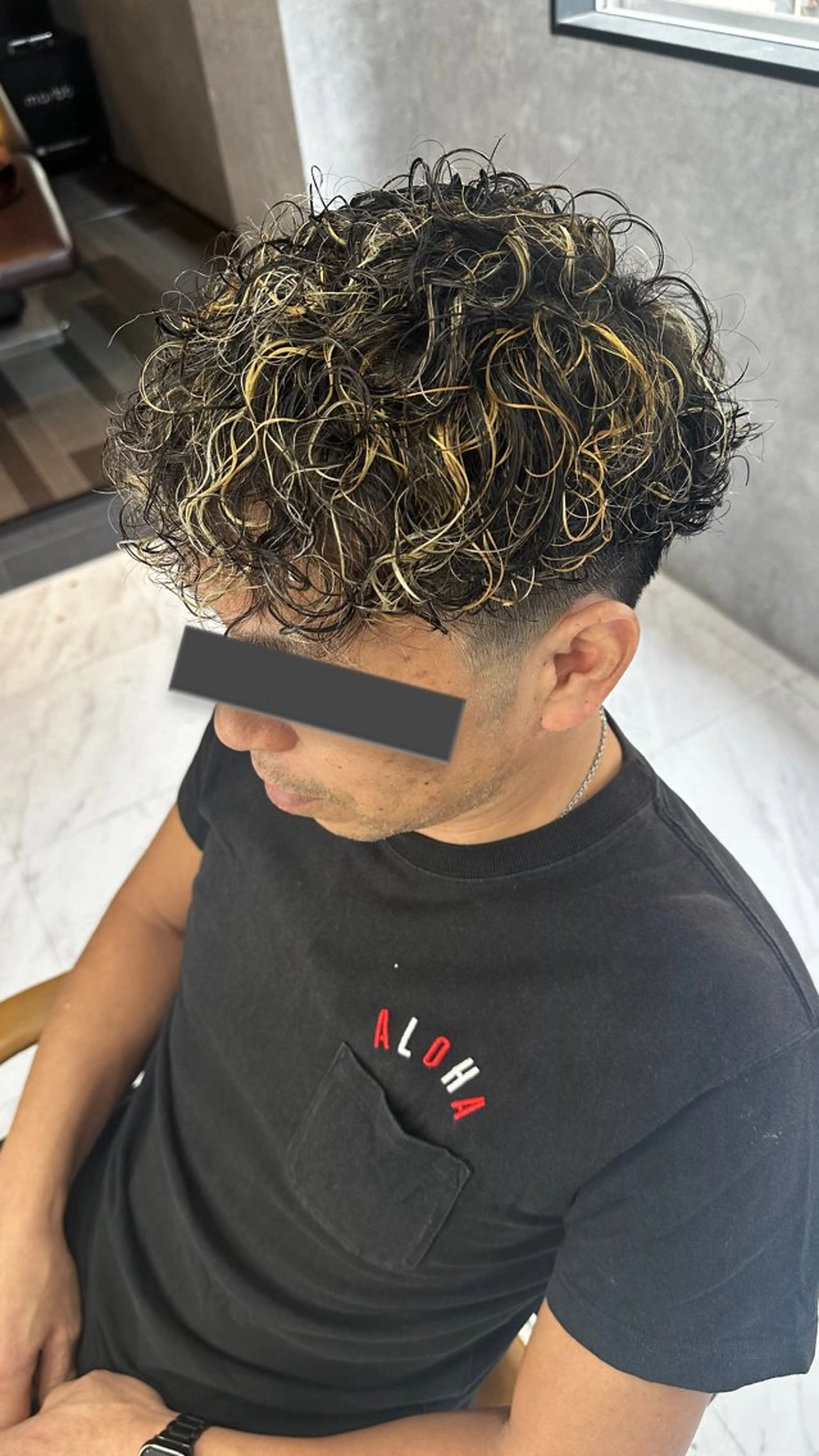 カラー パーマ メンズ Mayo/ダブルカラ メンズカット/カラーのヘアスタイル