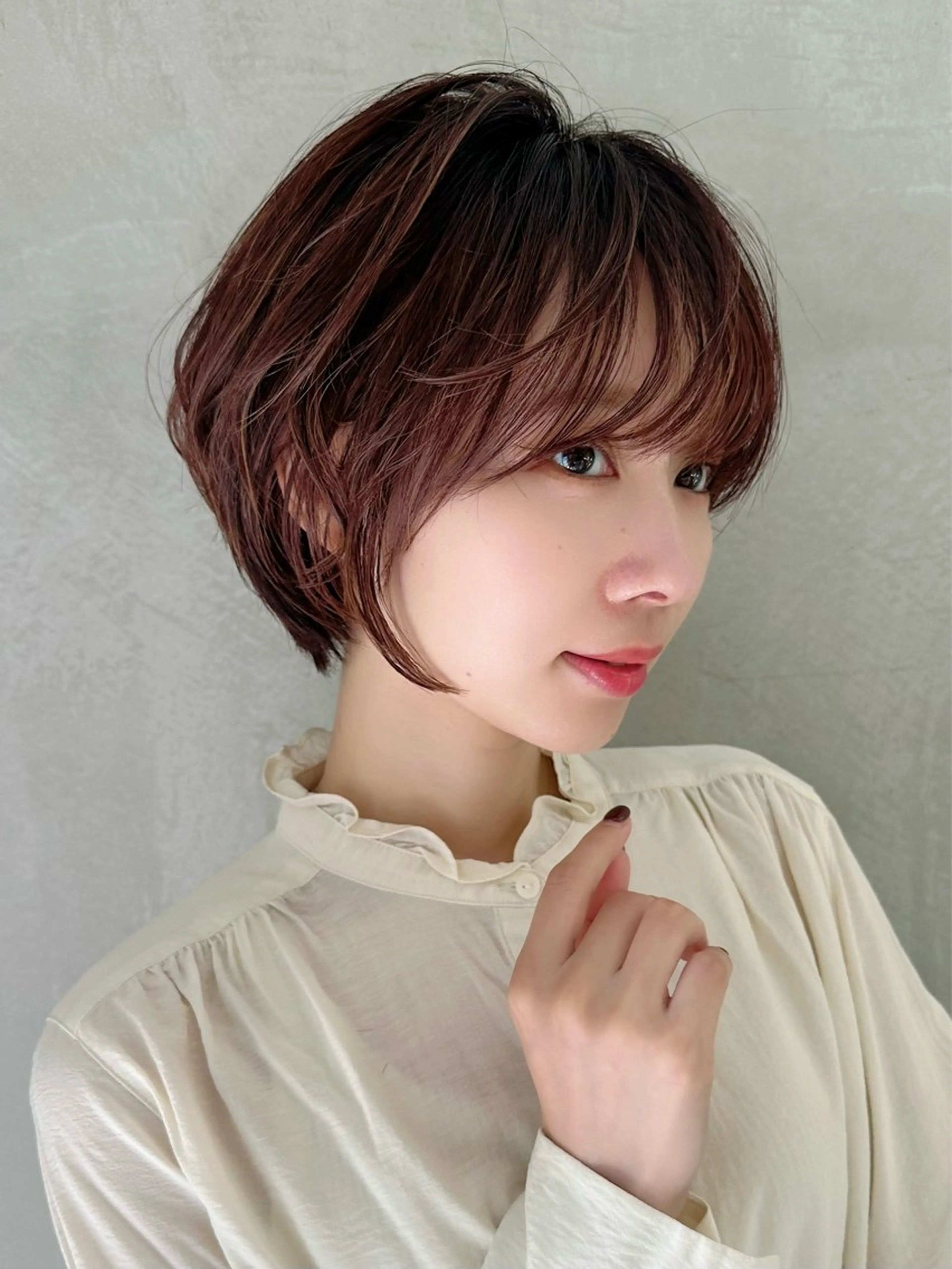 ショート カット ヘアカラー トリートメント ヘッドスパ taiga レイヤー /髪質改善/矯正🌈のヘアスタイル