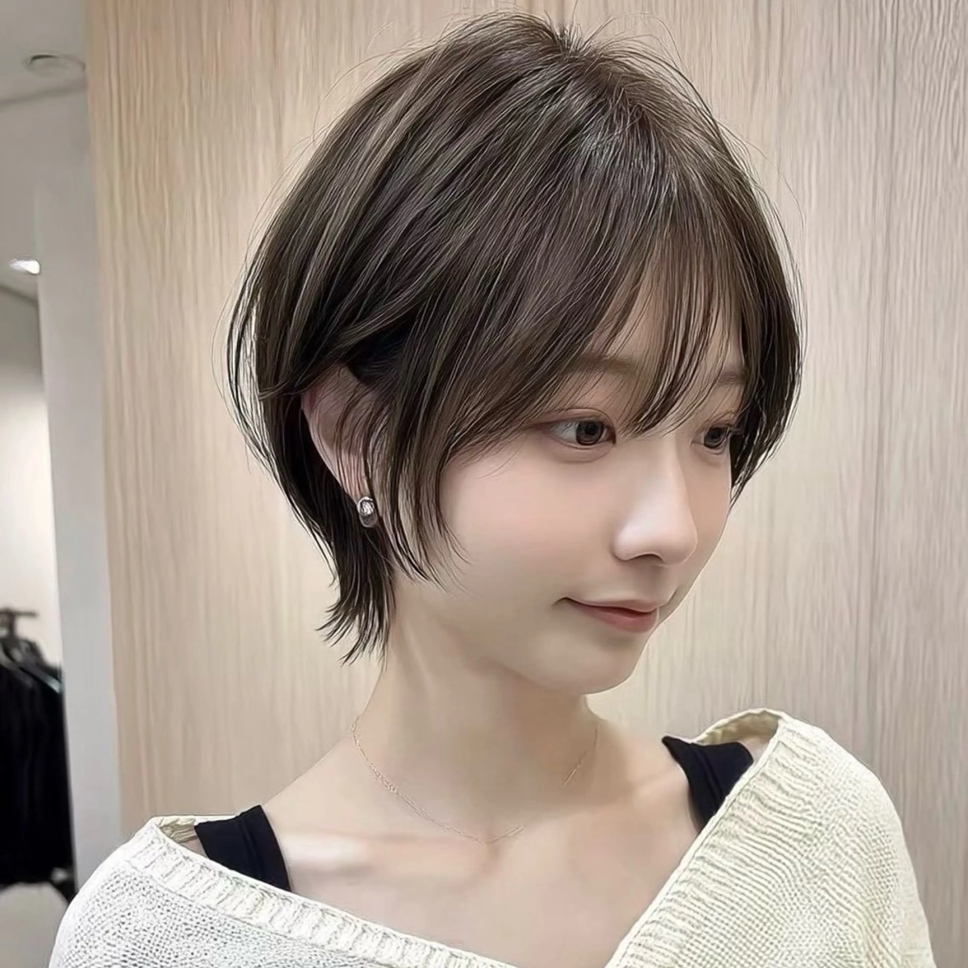 カラー オリーブカラー 多田 愛子のヘアスタイル