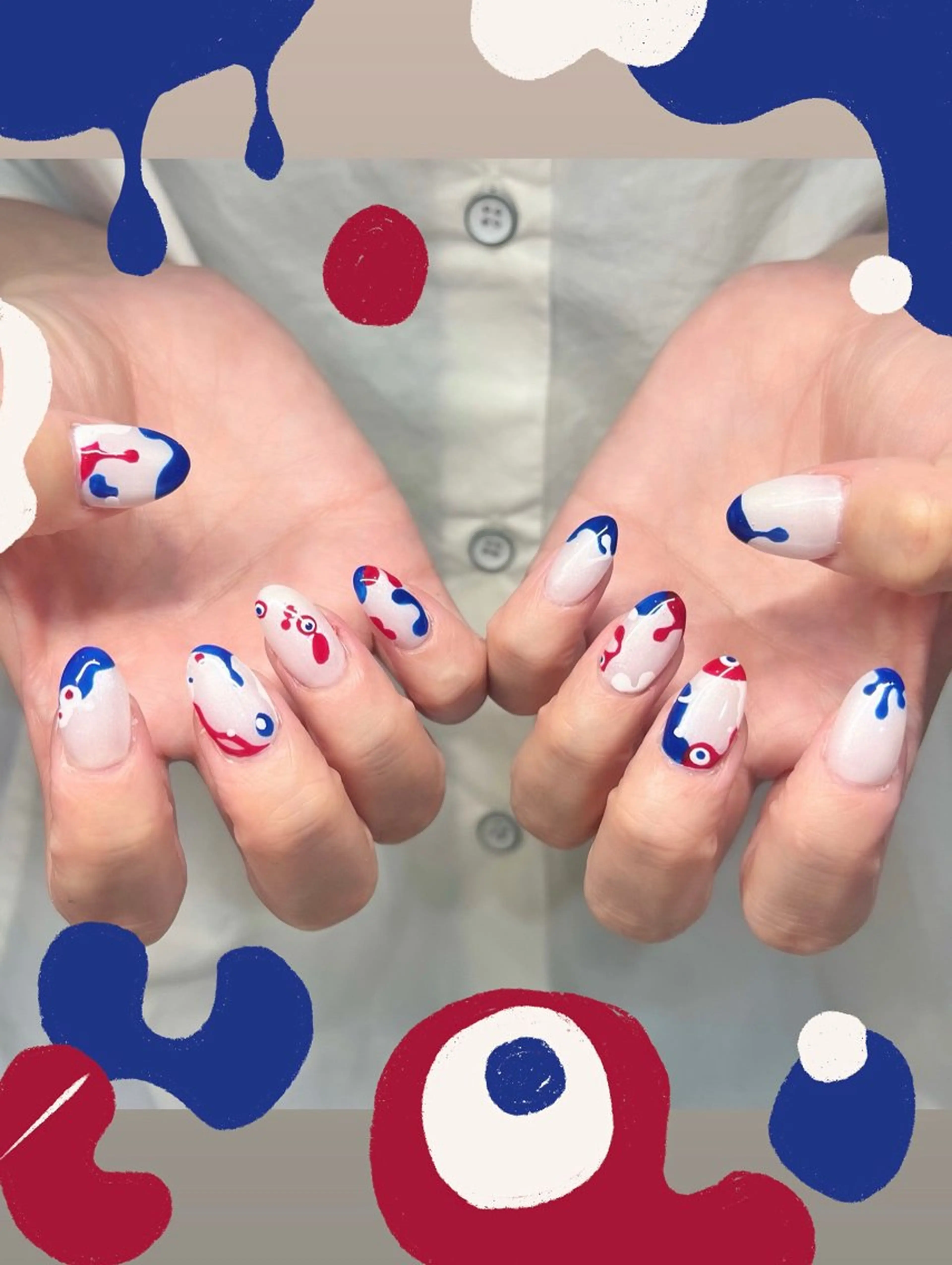 ネイル ハンドネイル joieang京橋店 川瀬のネイルデザイン