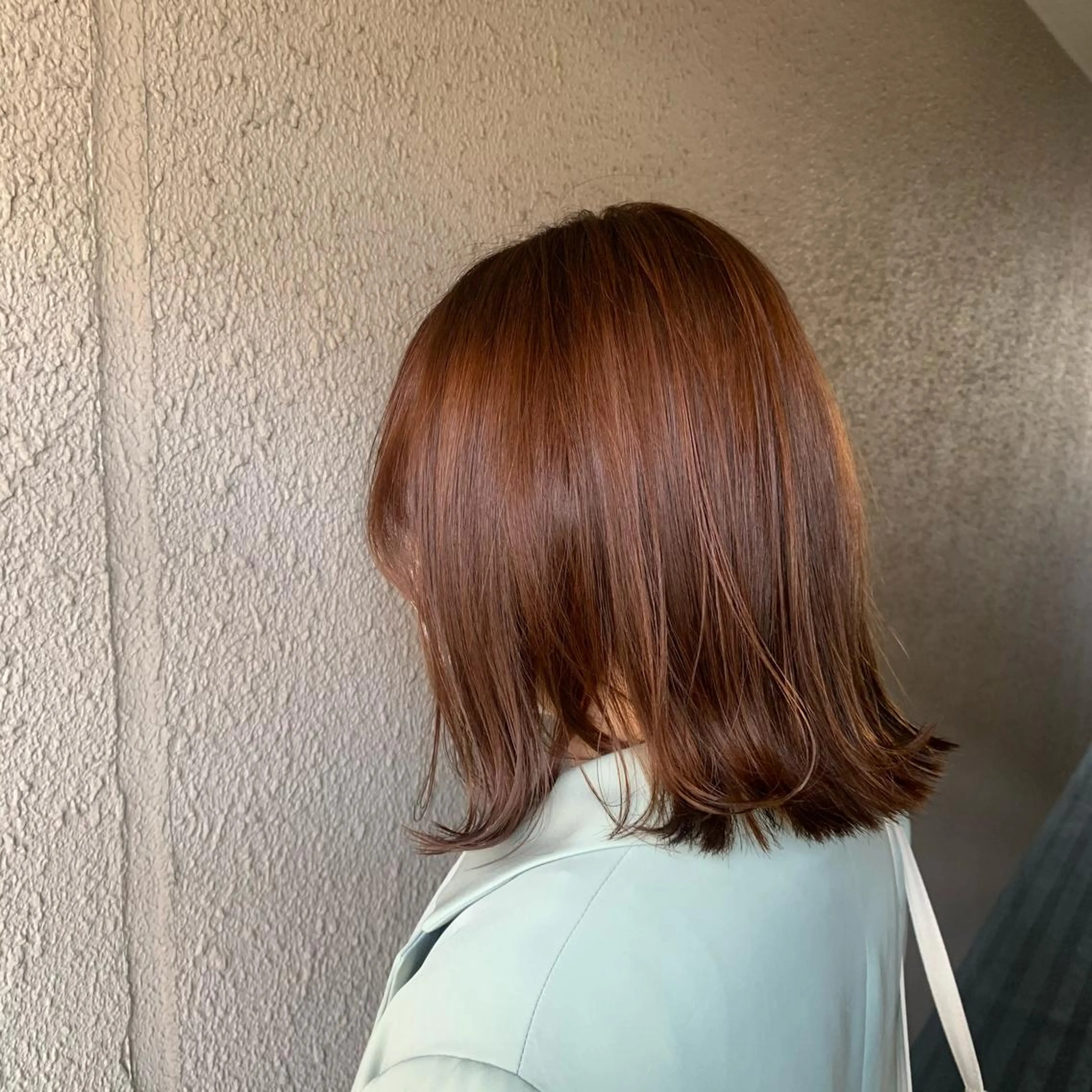 ショート カラー ブラウンカラー オレンジ オレンジブラウン chouette/ 根本優希のヘアスタイル