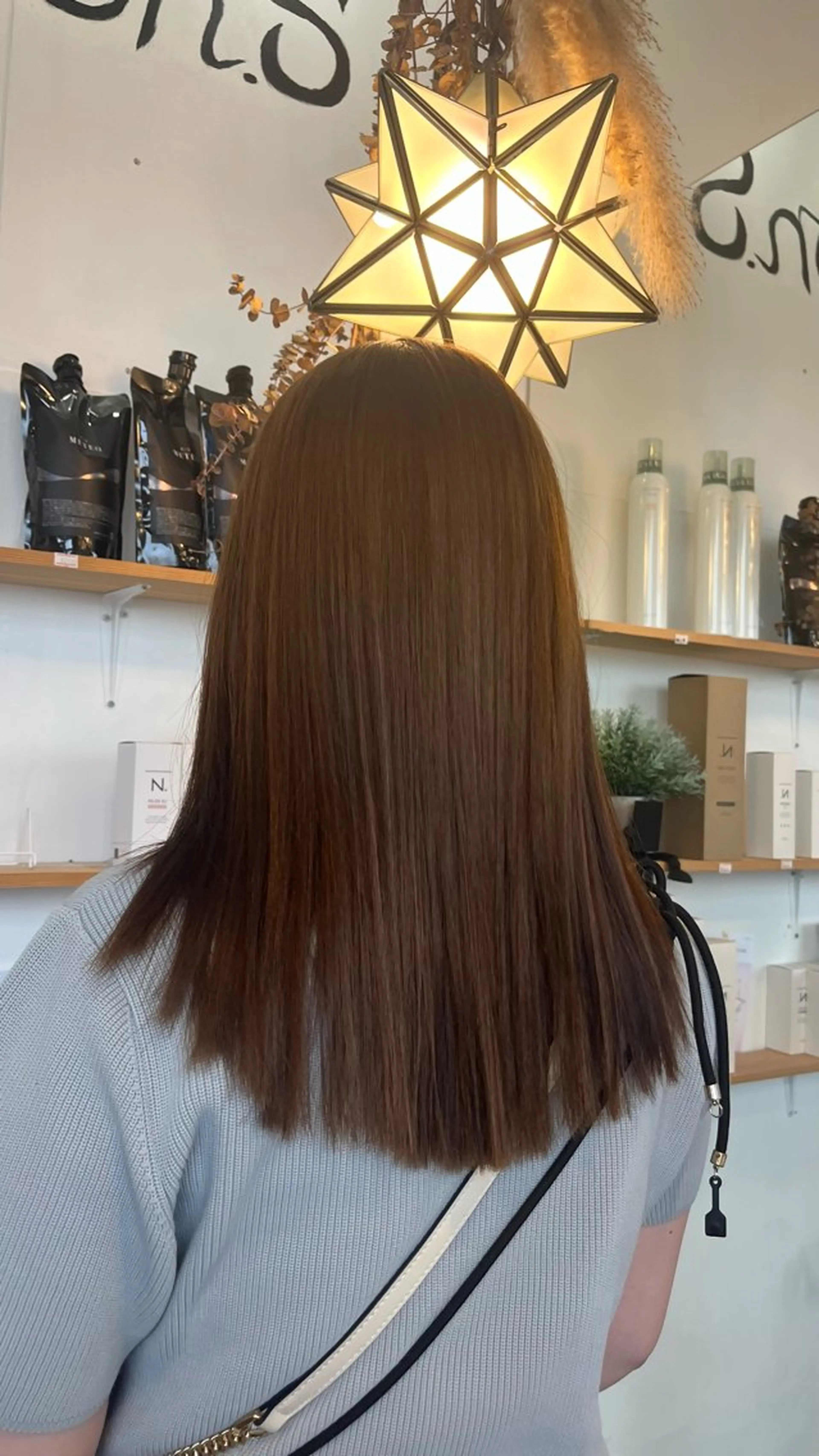 ロング 縮毛矯正 比嘉 マリンのヘアスタイル