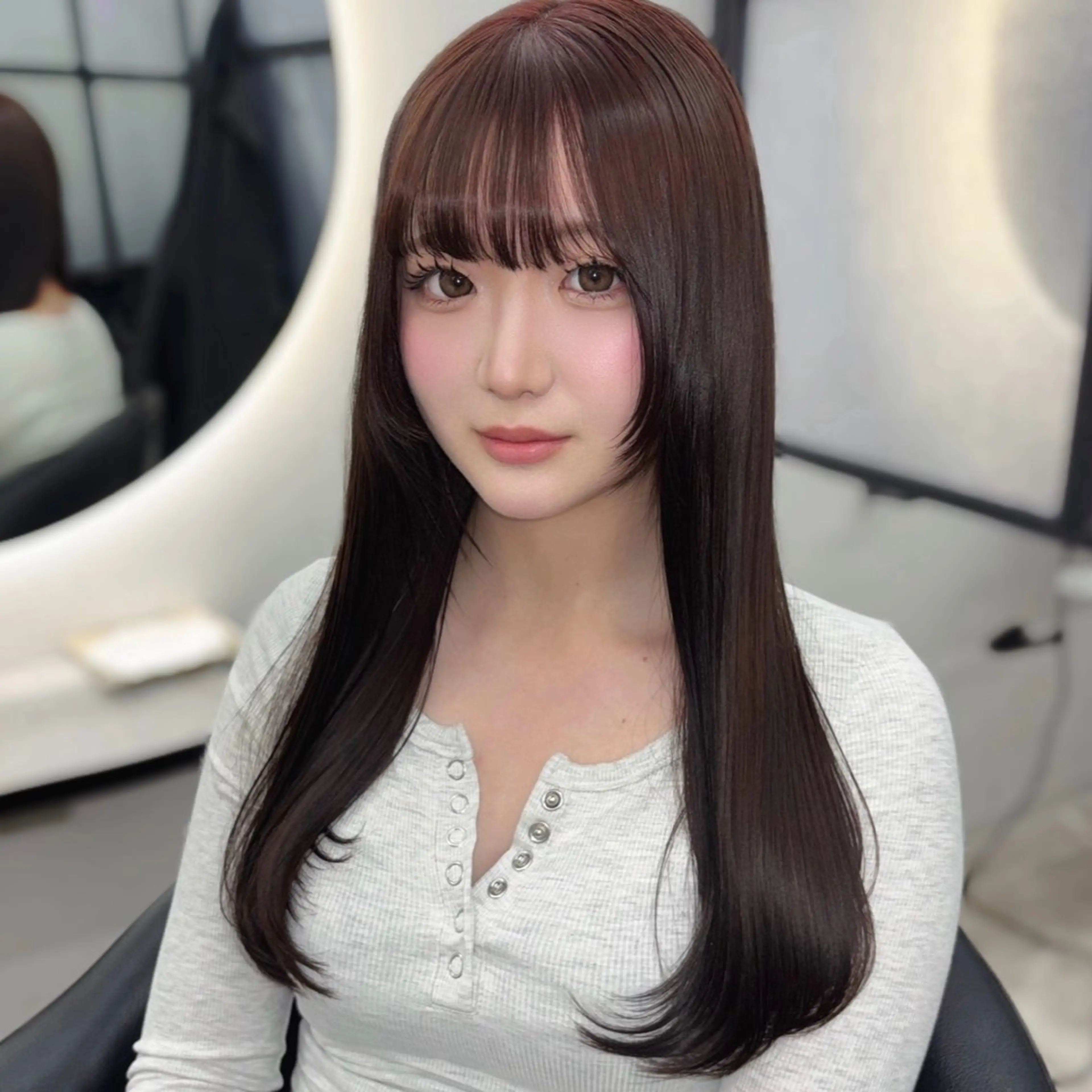 ロング カラー ヘアカラー Ren. 🦋デザインカラーのヘアスタイル