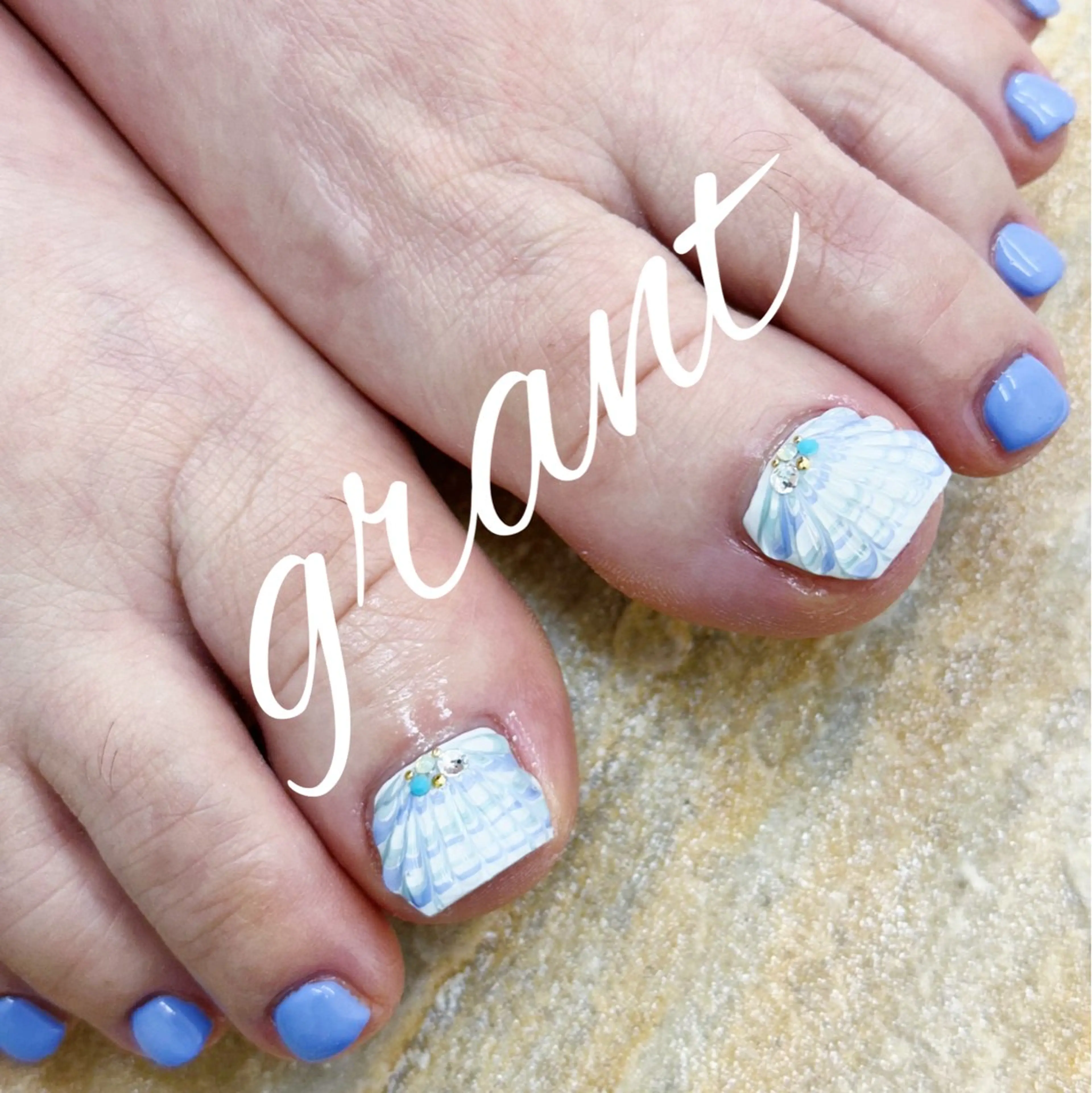 ネイル フットネイル フットネイル nail salon grant所属・nailsalon grantのネイルデザイン