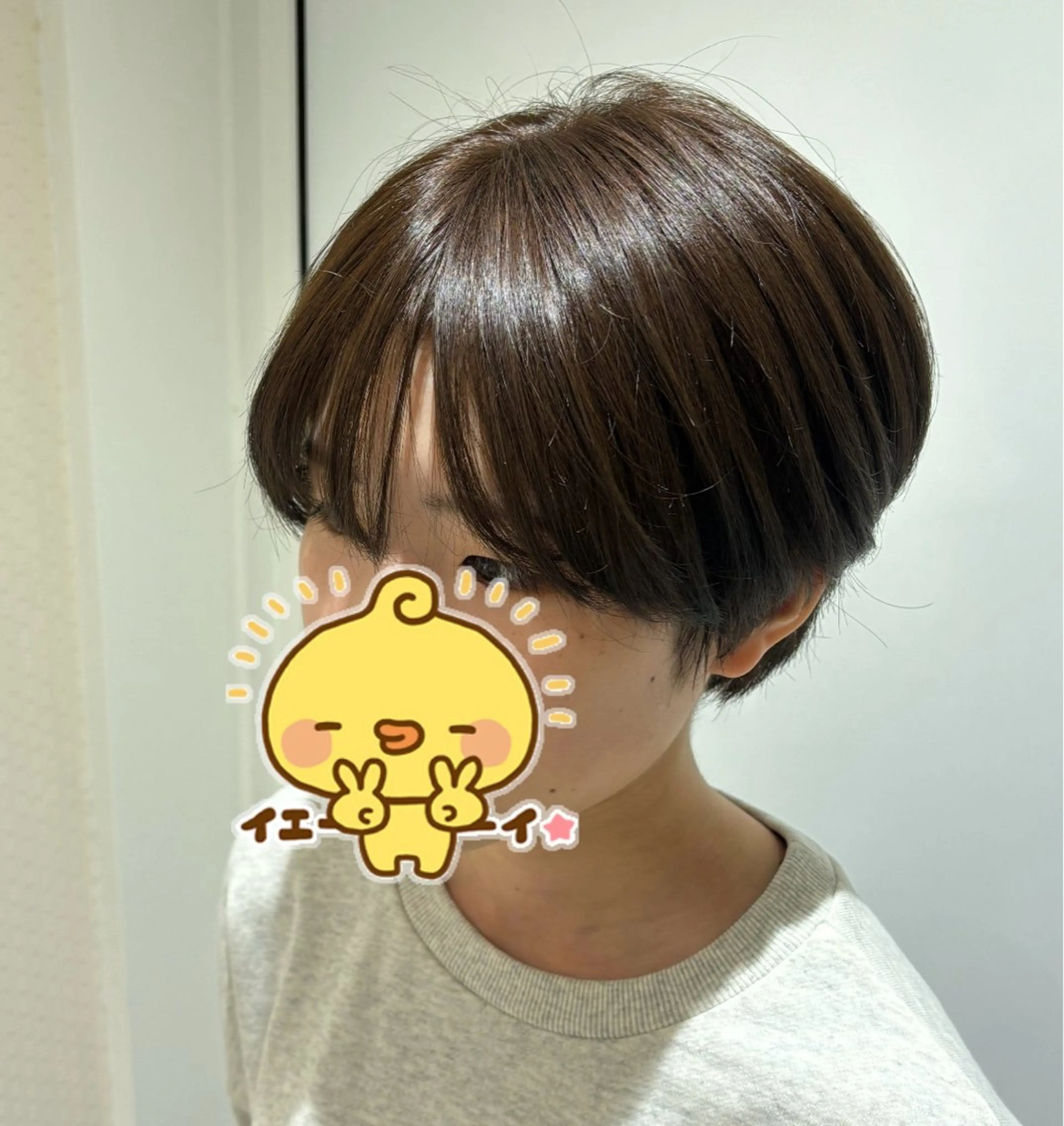 カラー ブラウンカラー マットブラウン ヘアカラー 間島 叶のヘアスタイル
