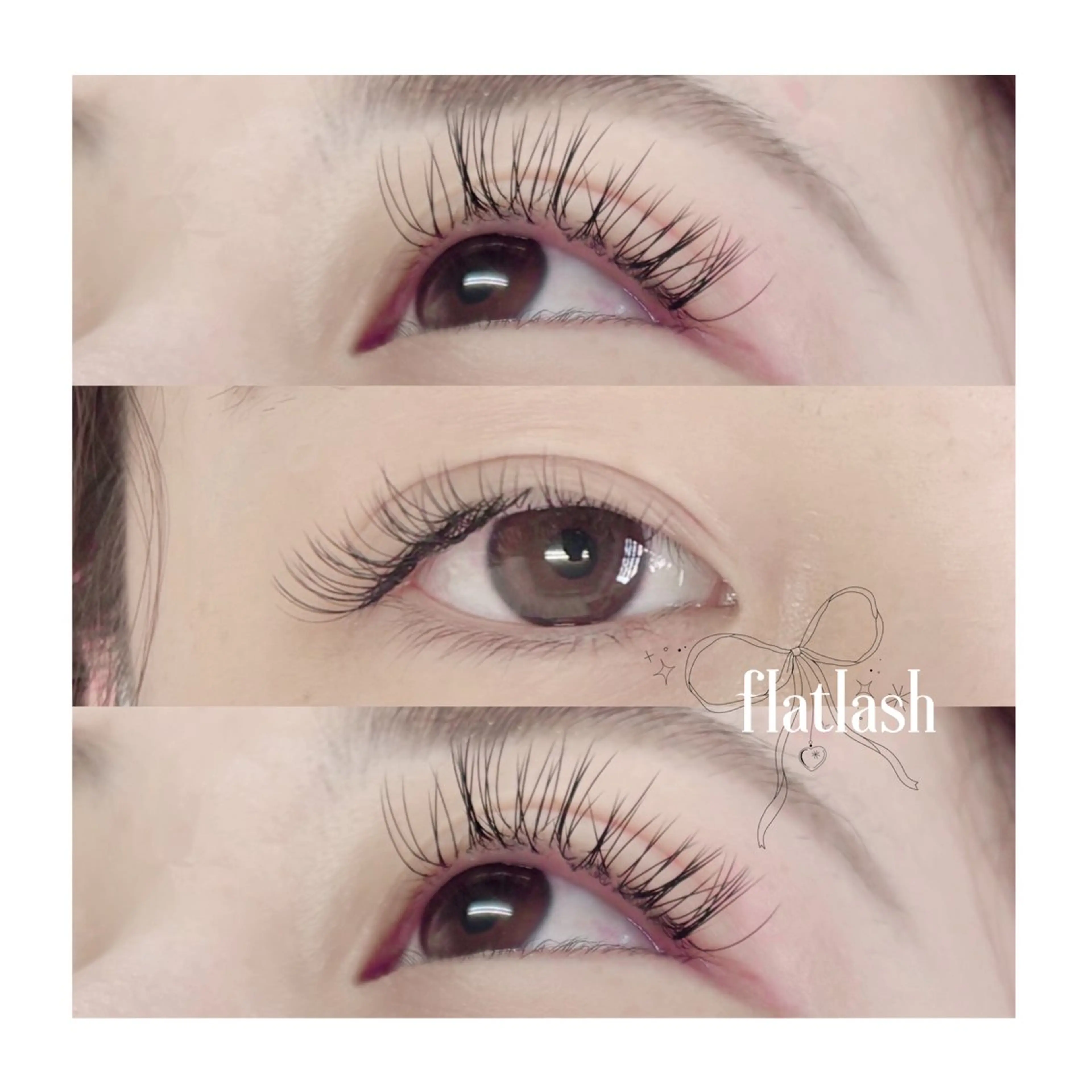 マツエク・マツパ Cカール フラットラッシュ ナチュラル マツエク 【EYELA】 Cocona𝜗𝜚のマツエク・マツパデザイン