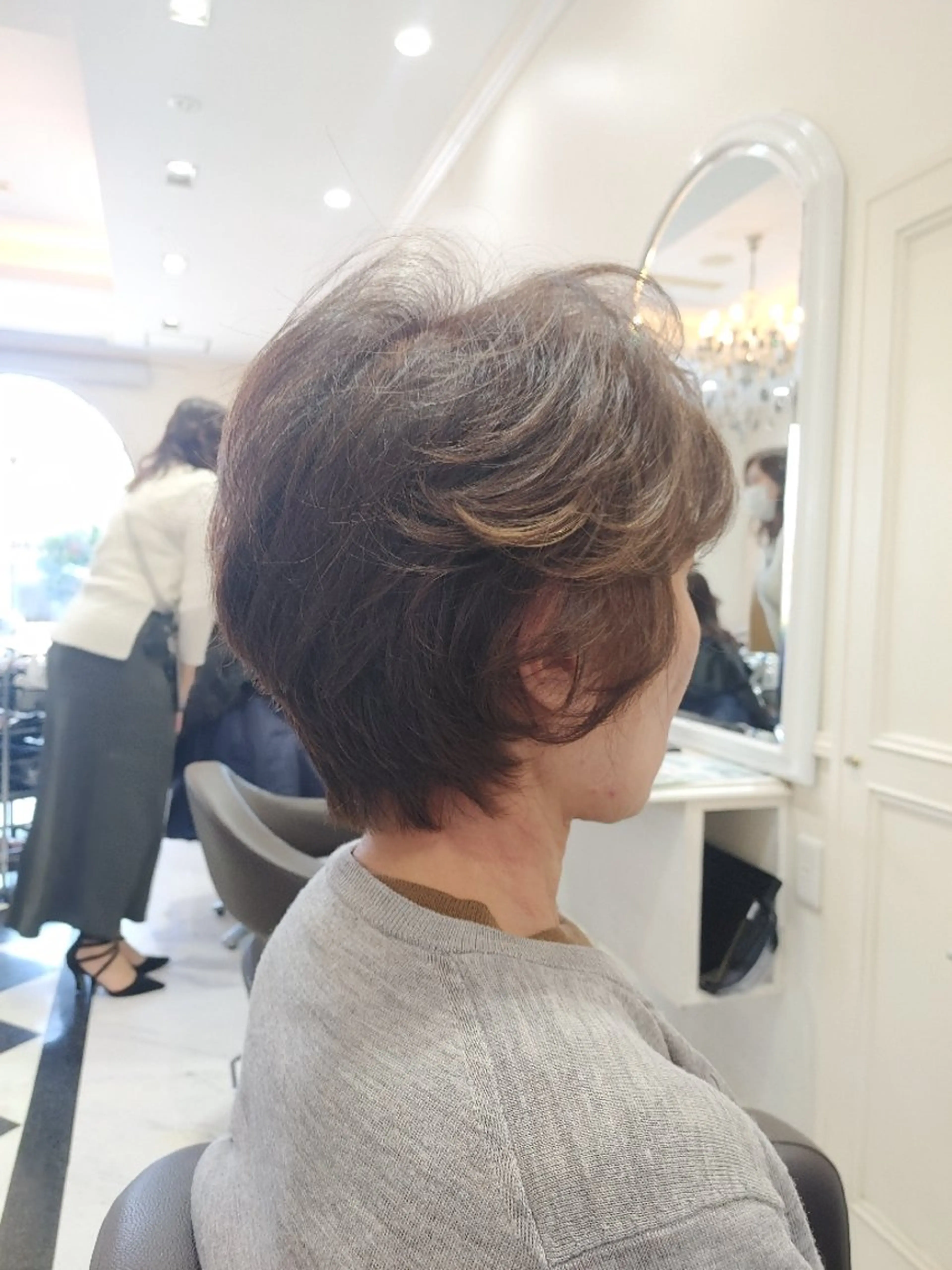 ナチュラルパーマ+カットの写真