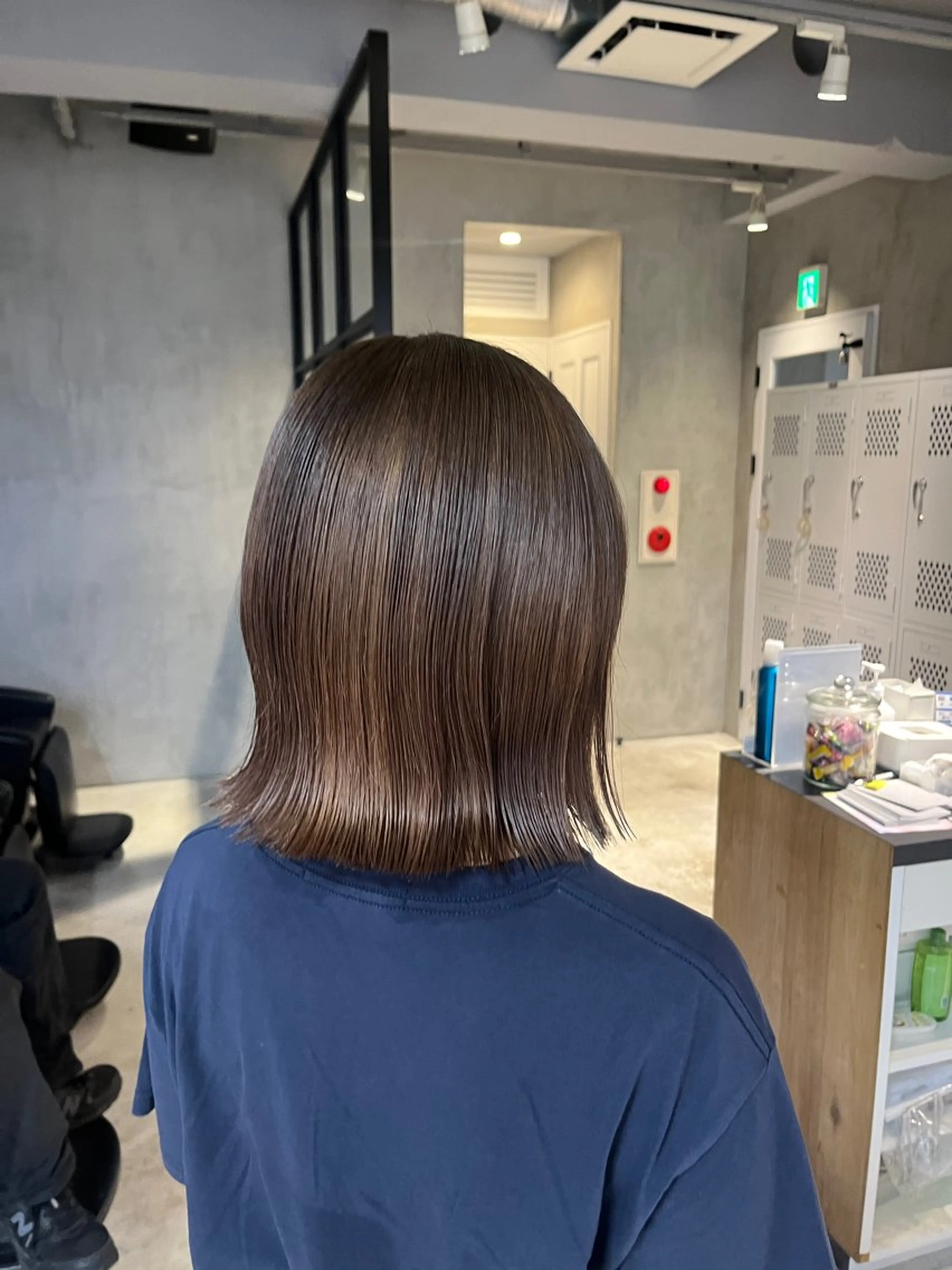 ミディアム カラー ベージュカラー ブリーチ 透明感カラー ヘアカラー ちせ/ 透明感カラー /elima調布のヘアスタイル
