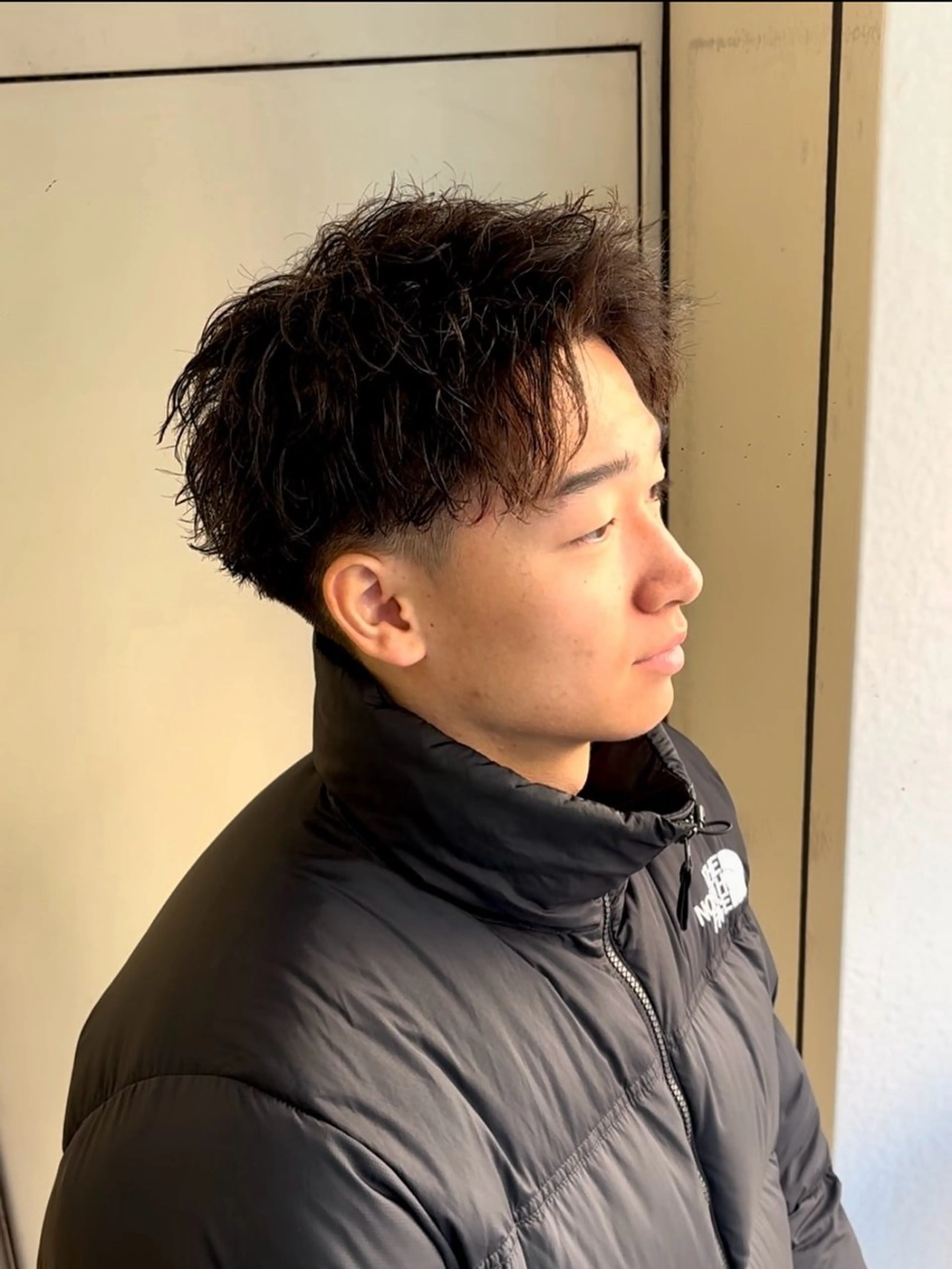 ショート パーマ メンズ アップバング ⚜️メンズ 特化Towa⚜️のヘアスタイル