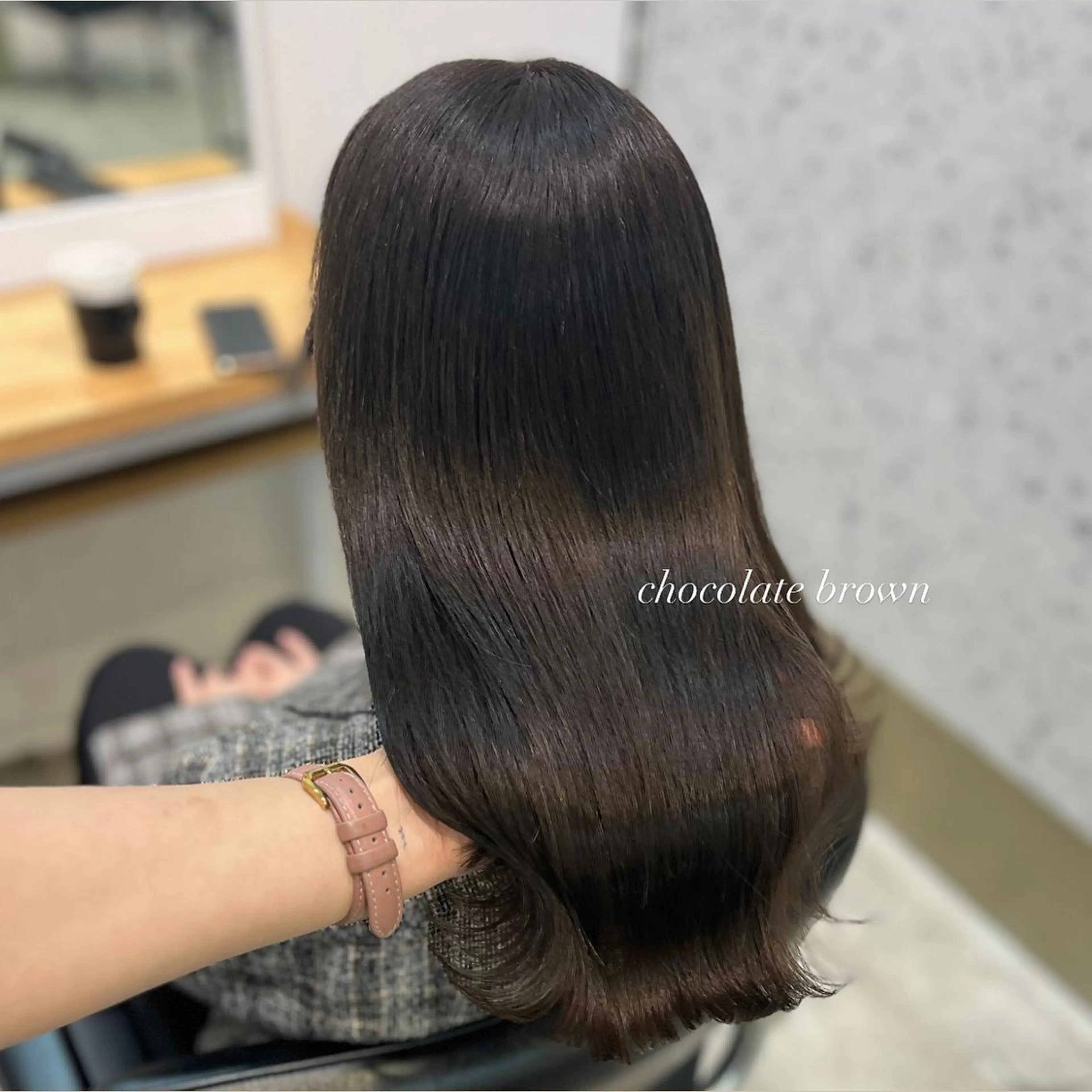 ミディアム カラー ヘアアレンジ カット ヘアカラー トリートメント ヘッドスパ ヘアセット 完全💗マンツーマン marinのヘアスタイル