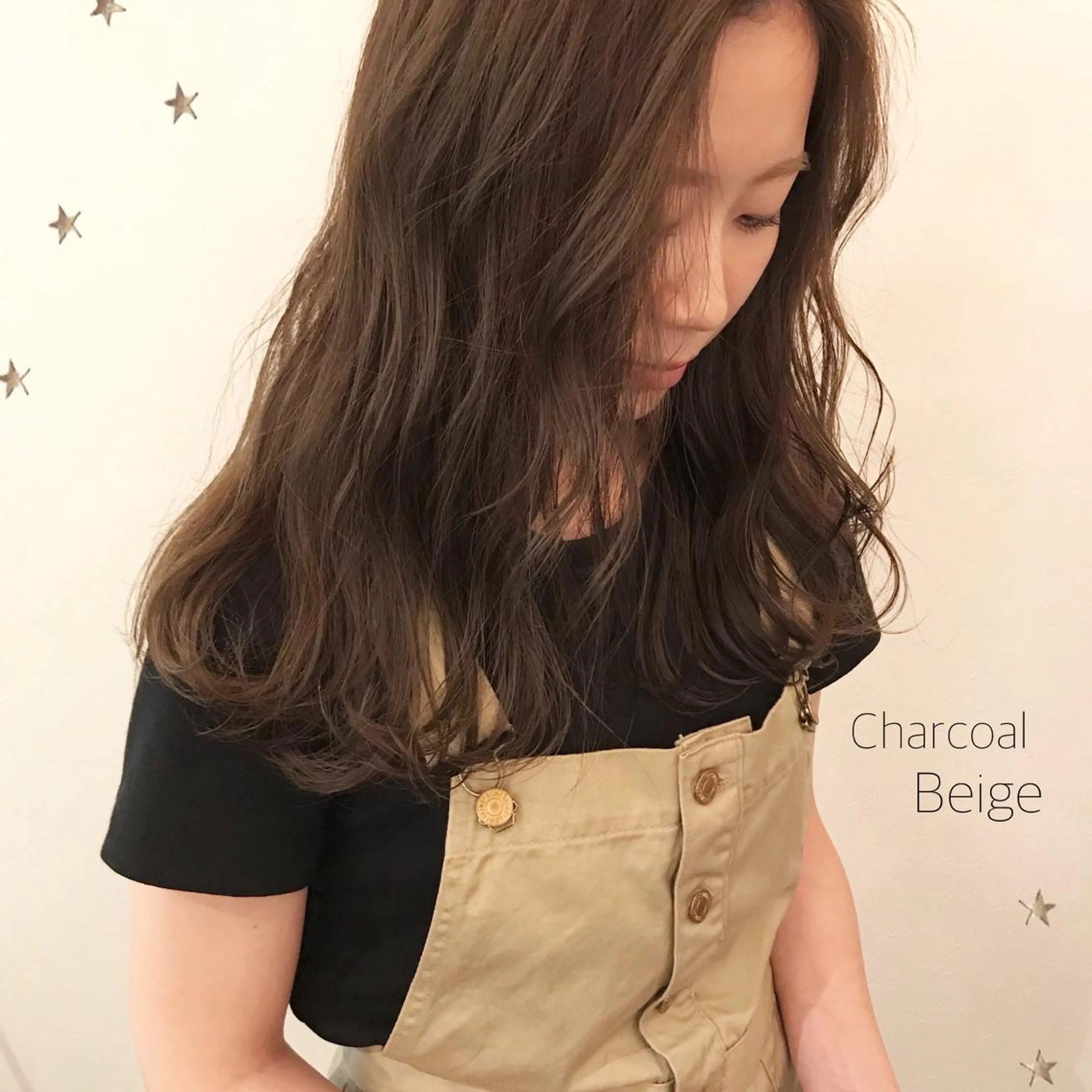 セミロング カラー 市川 千夏のヘアスタイル