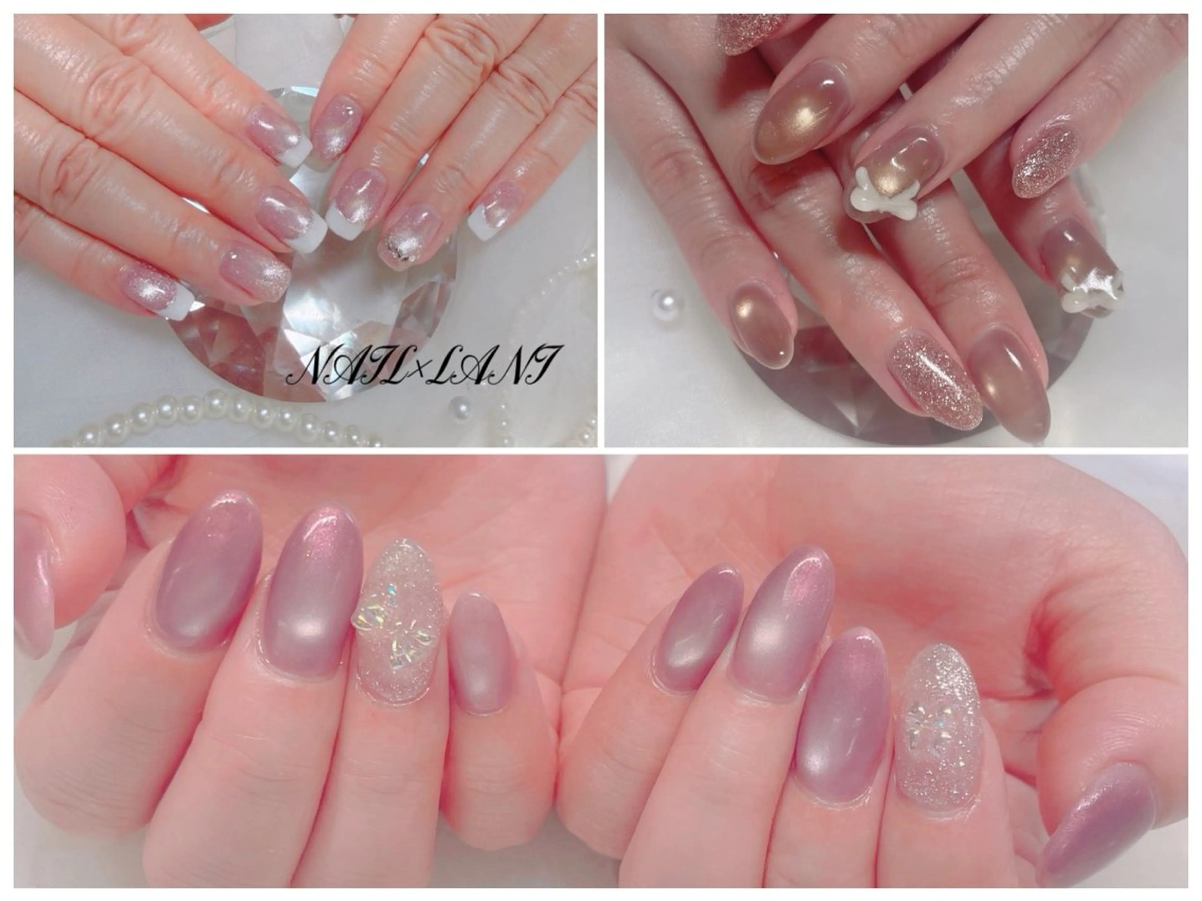 ネイル フットネイル ジェルネイル マグネットネイル パラジェル 一之瀬 柚季のネイルデザイン