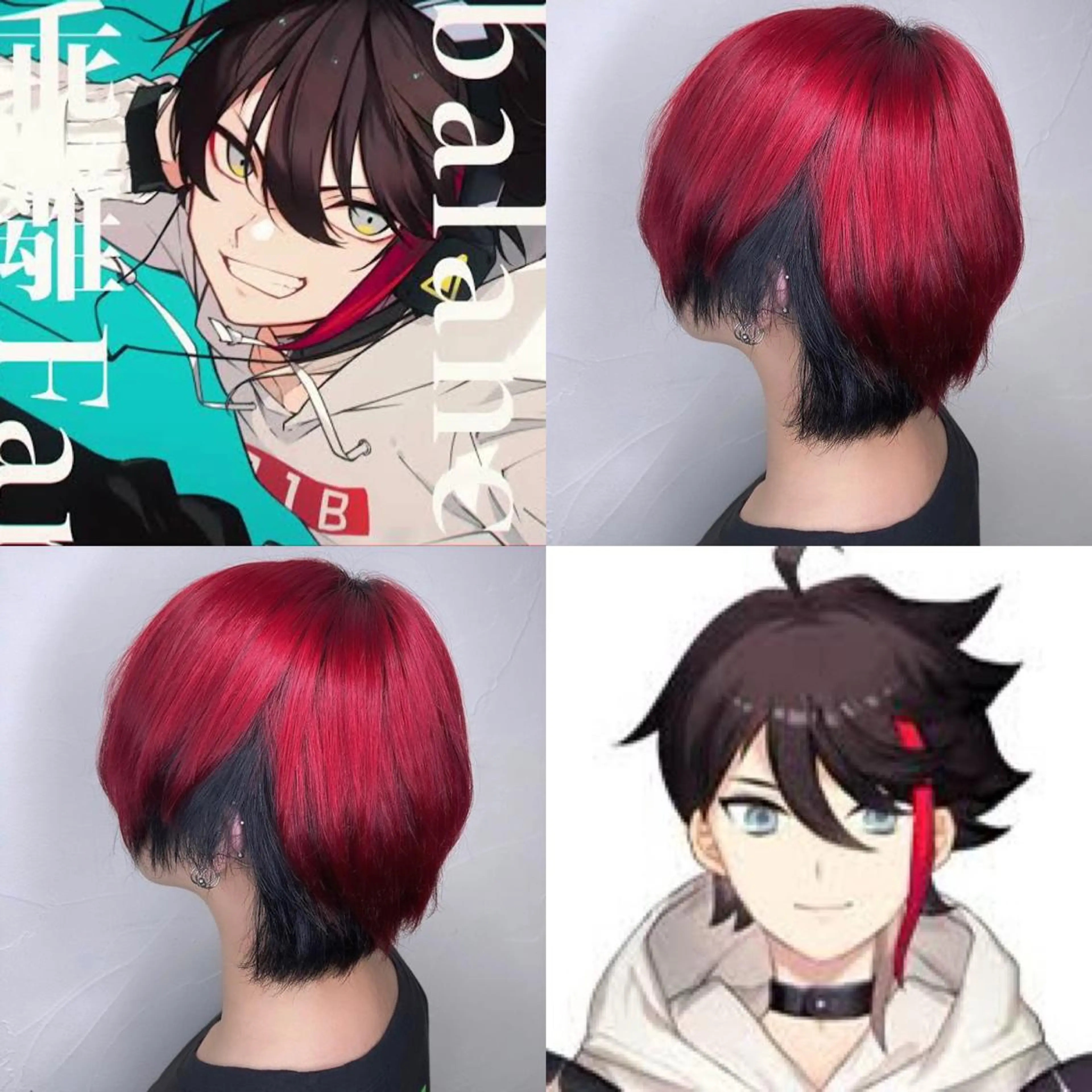 ショート カラー メンズ 🥀熊谷ウルフカット あゆむのヘアスタイル