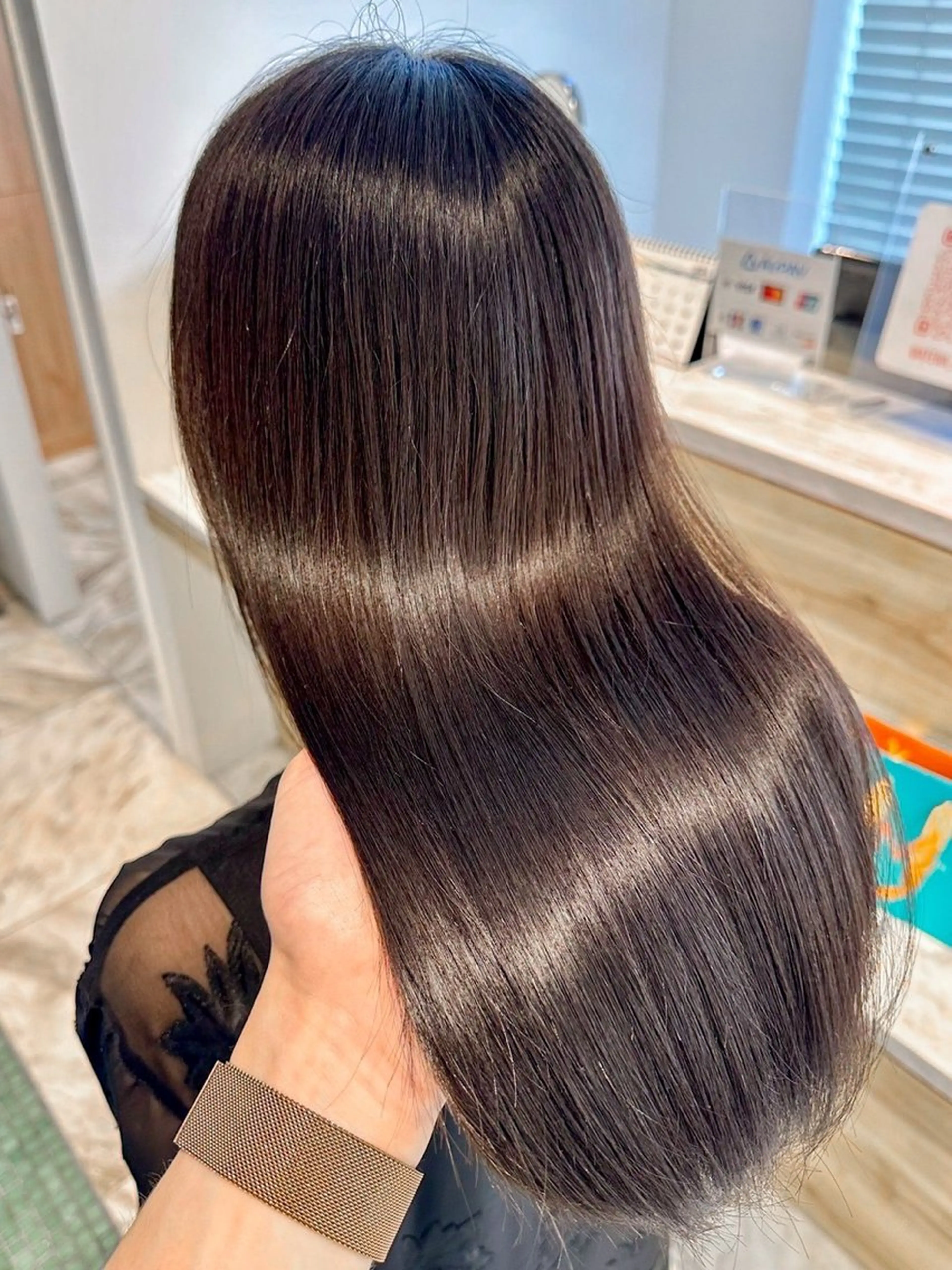 ロング 縮毛矯正 トリートメント 撮影モデル様募集 直樹のヘアスタイル