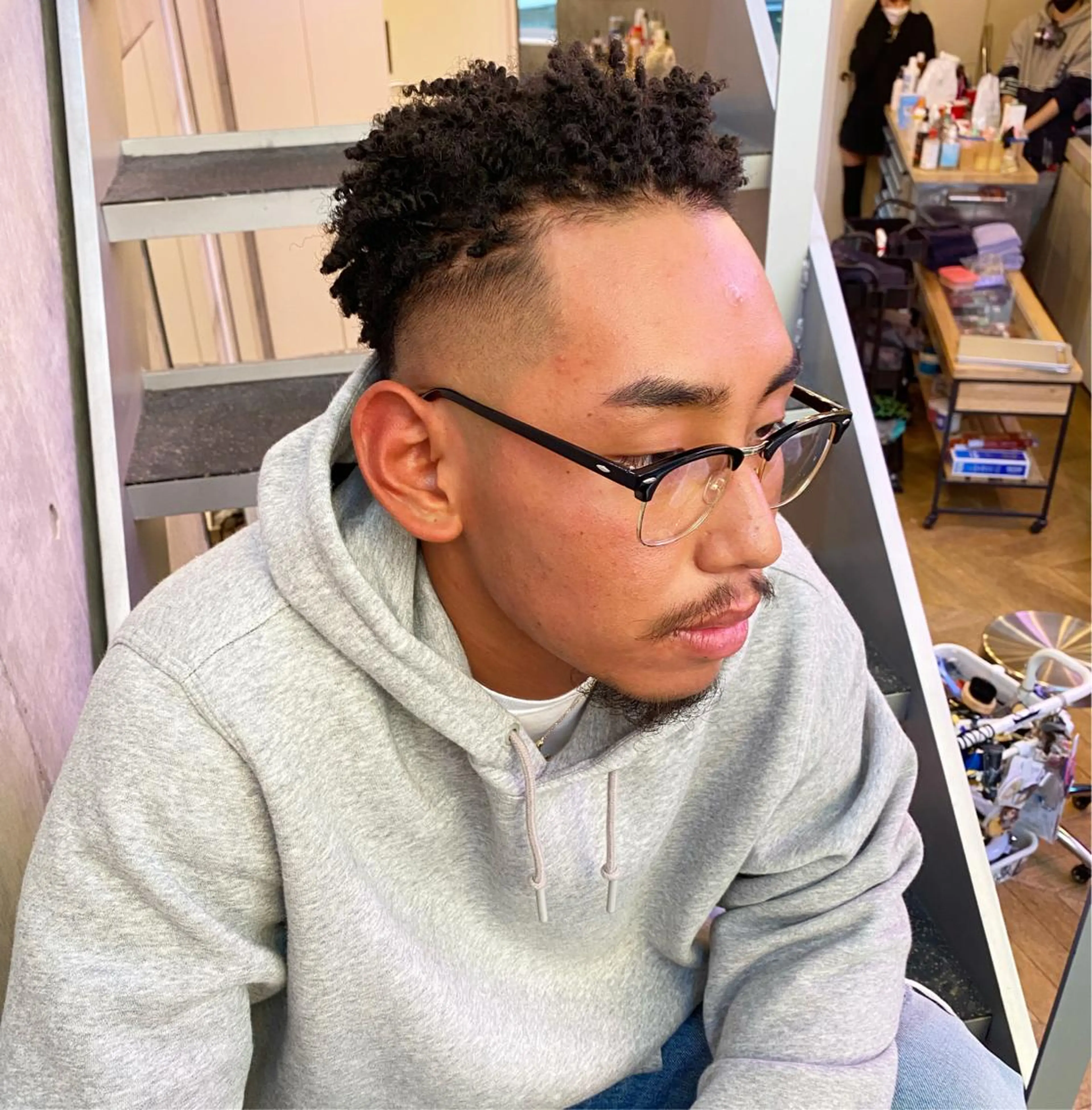 ショート カラー パーマ ヘアアレンジ メンズ キッズ ネイル マツエク・マツパ 中元 淳のヘアスタイル