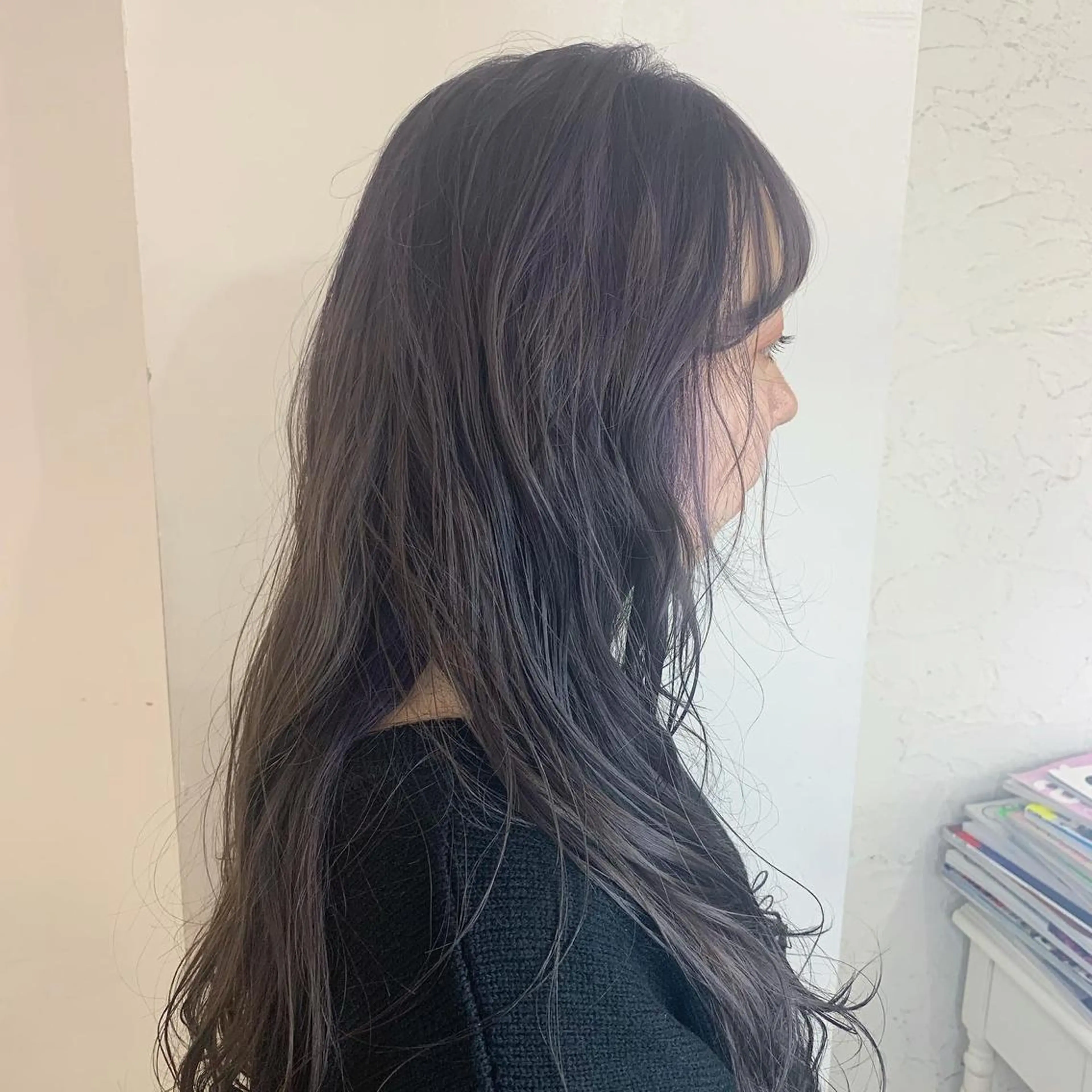 ロング カラー アッシュ ラベンダーカラー ラベンダーアッシュ fit /HONOKAのヘアスタイル