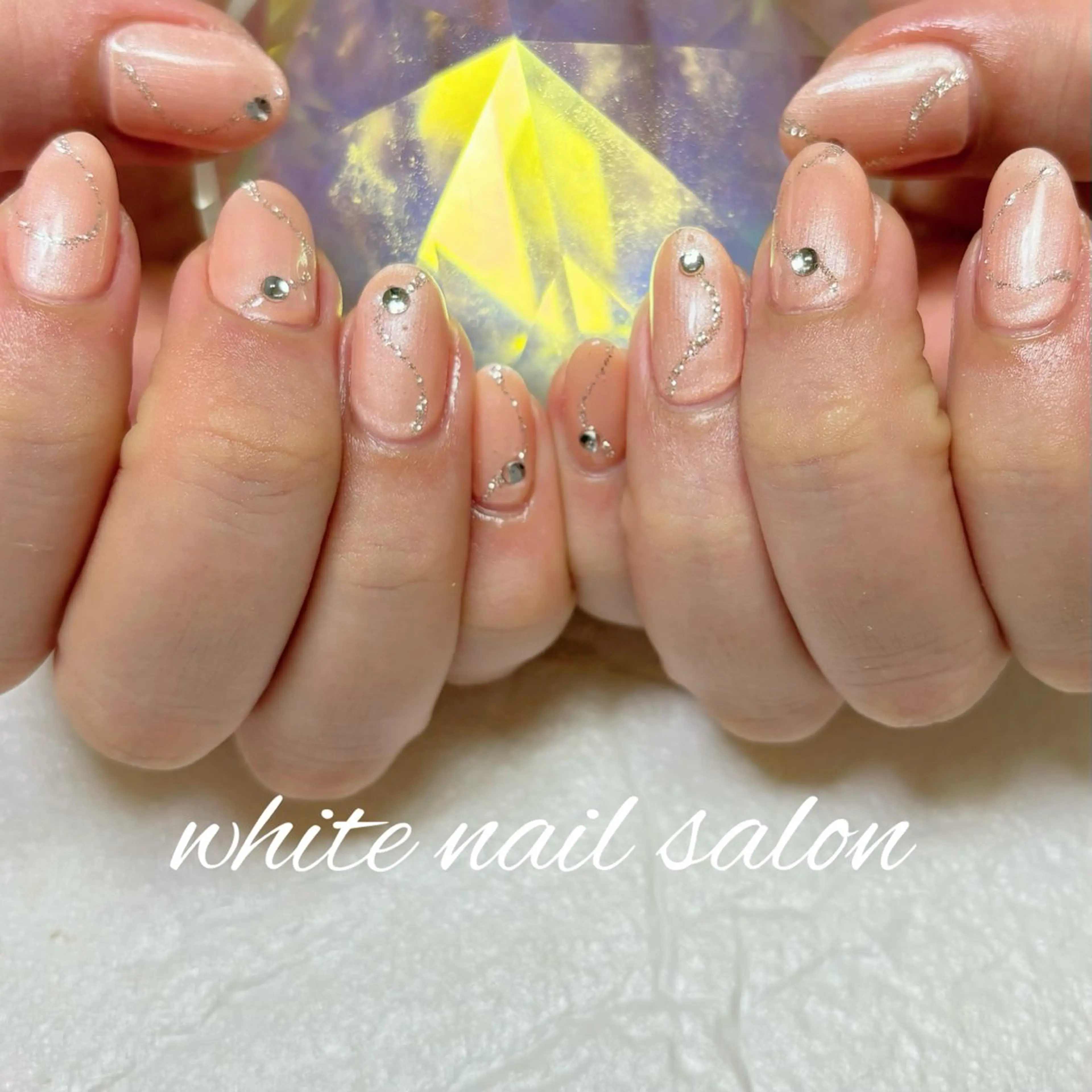 ネイル フットネイル ハンドネイル white nail salonのネイルデザイン