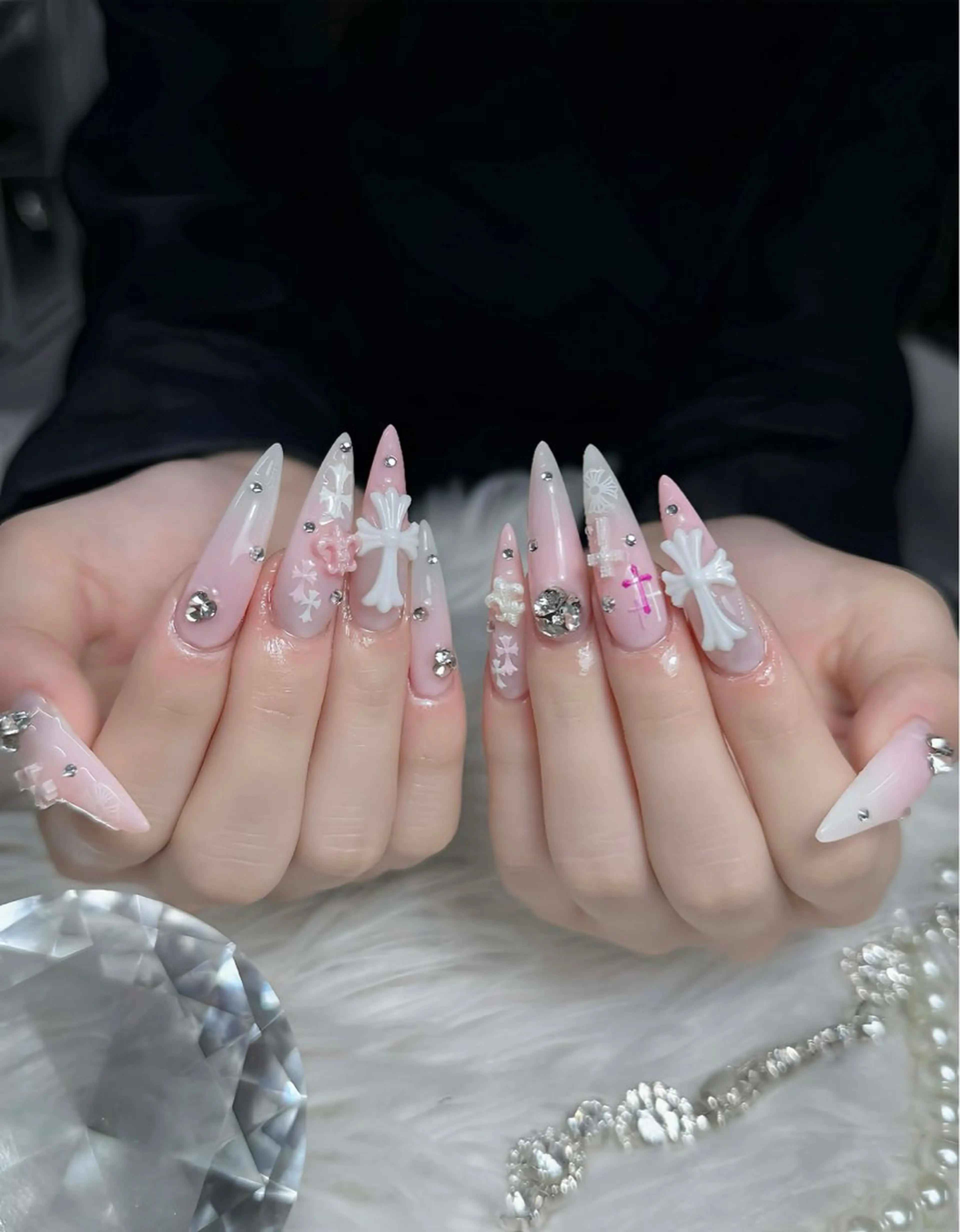 ネイル アートネイル オーロラネイル ブラウン ジェルネイル グラデーション ハンドネイル ハンドケア Nova Nailのネイルデザイン